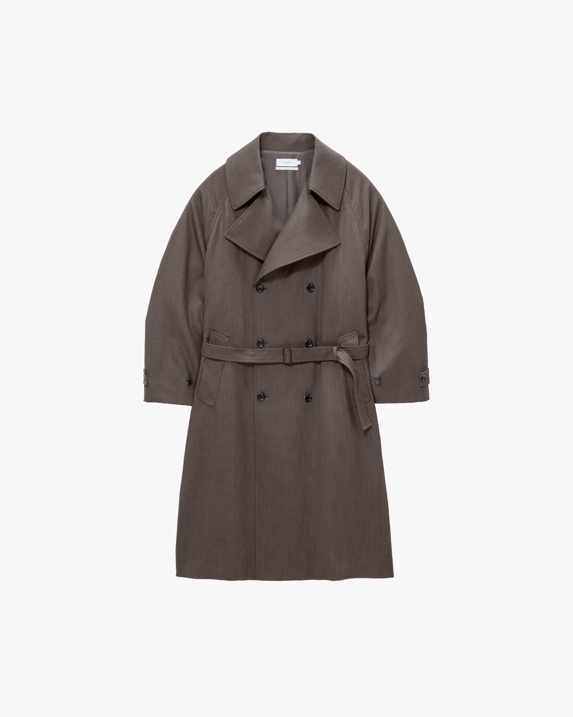 Melange Pique Insulated Trench Coat – Graphpaper