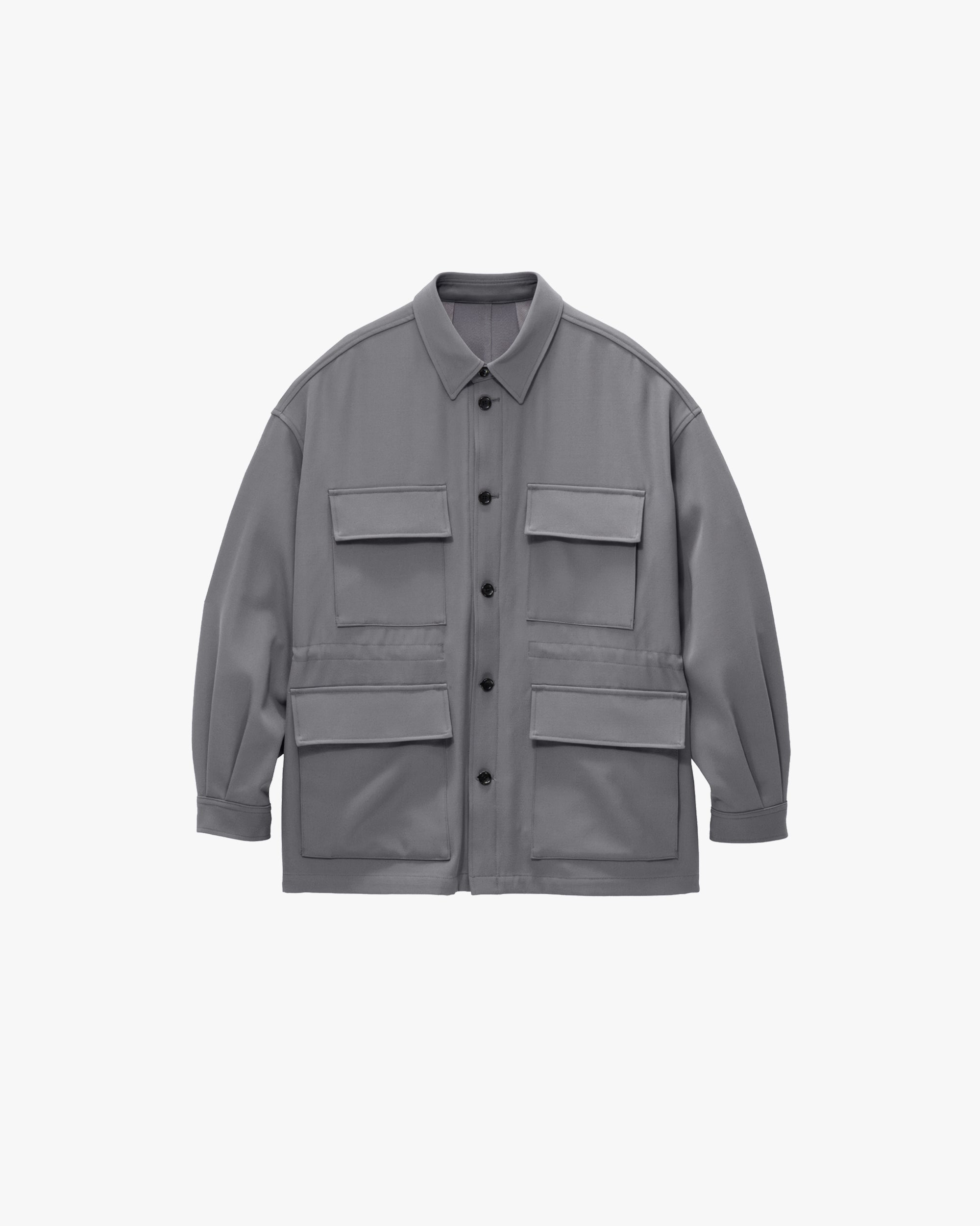 Back Satin Wool Gabardine Field Jacket – Graphpaper