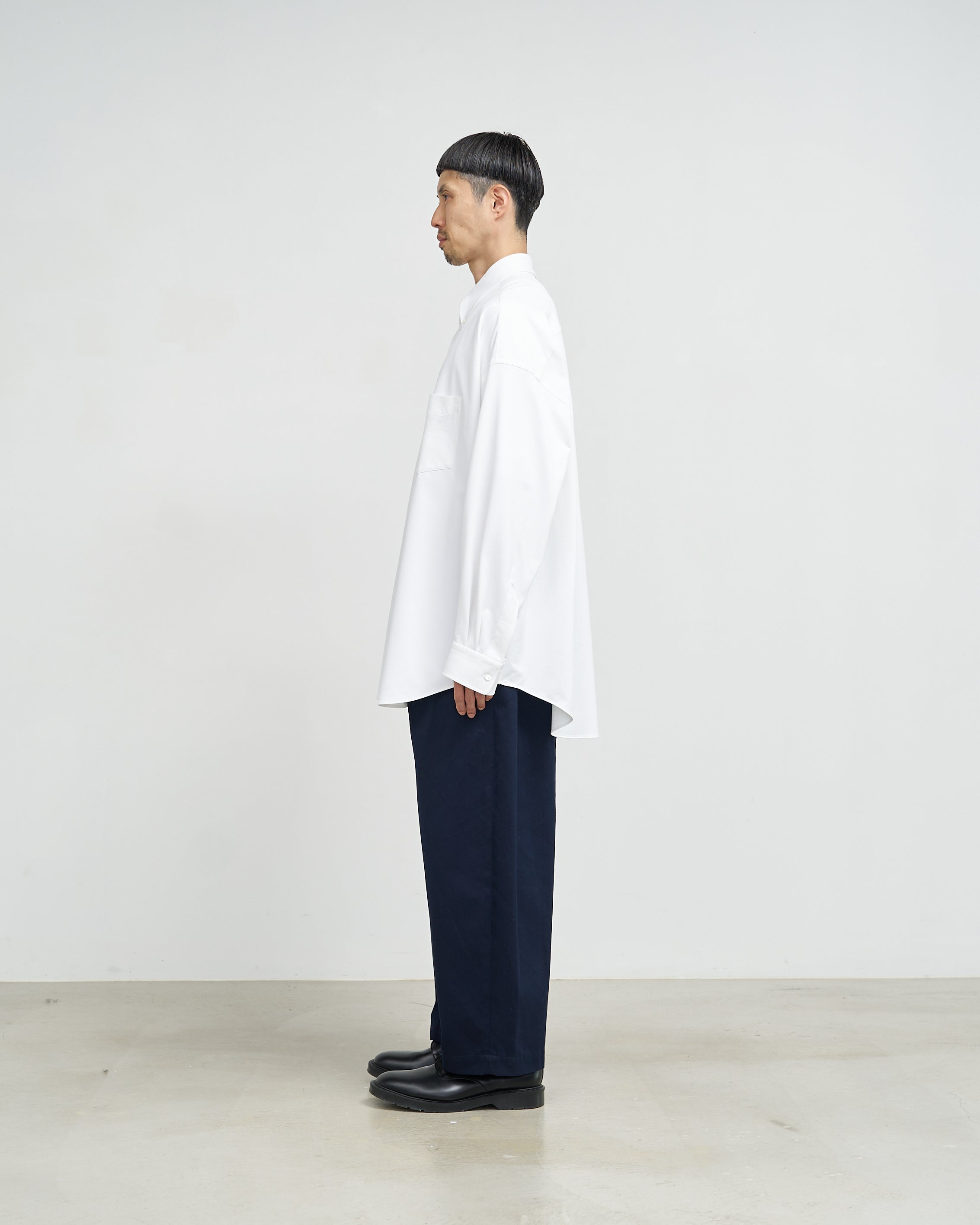 Oxford Pique Jersey L/S Oversized B.D Shirt – Graphpaper