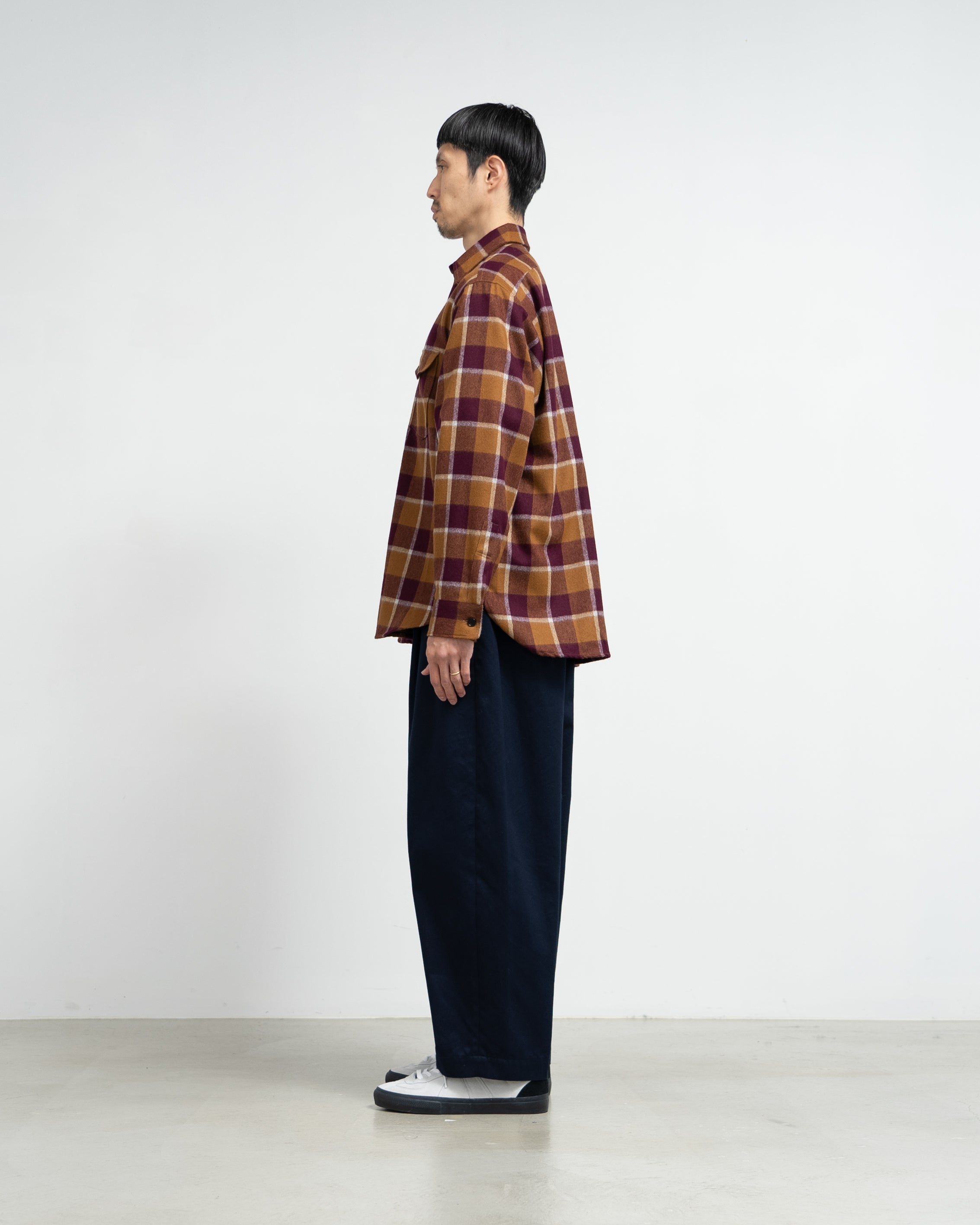 業界最安値挑戦 INTERIM LIMITED WOOL CHECK CPO SHIRTS | tonky.jp