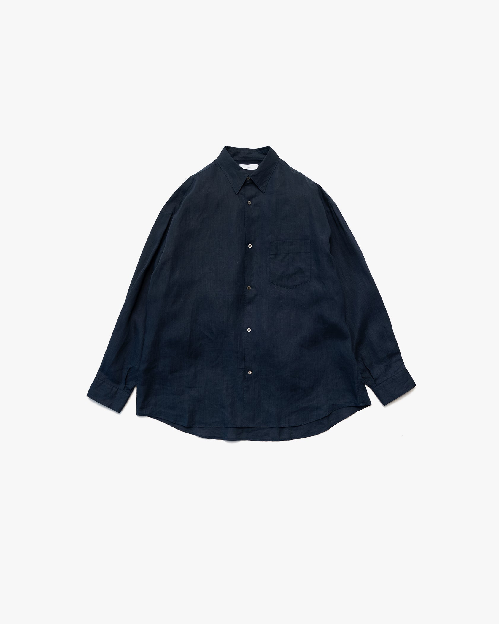 Linen L/S Oversized Regular Collar Shirt – Graphpaper