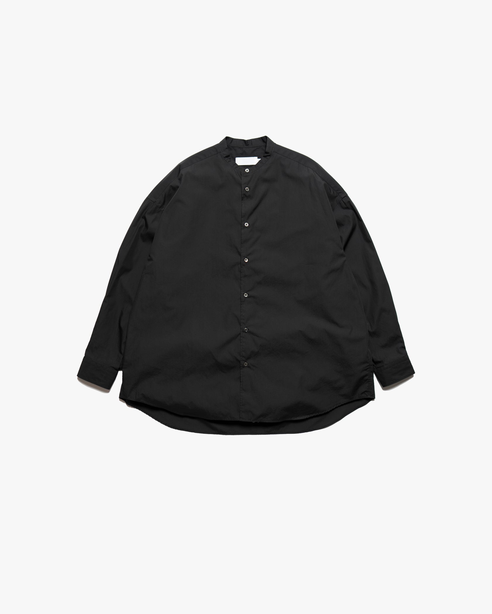 Broad L/S Oversized Band Collar Shirt – Graphpaper