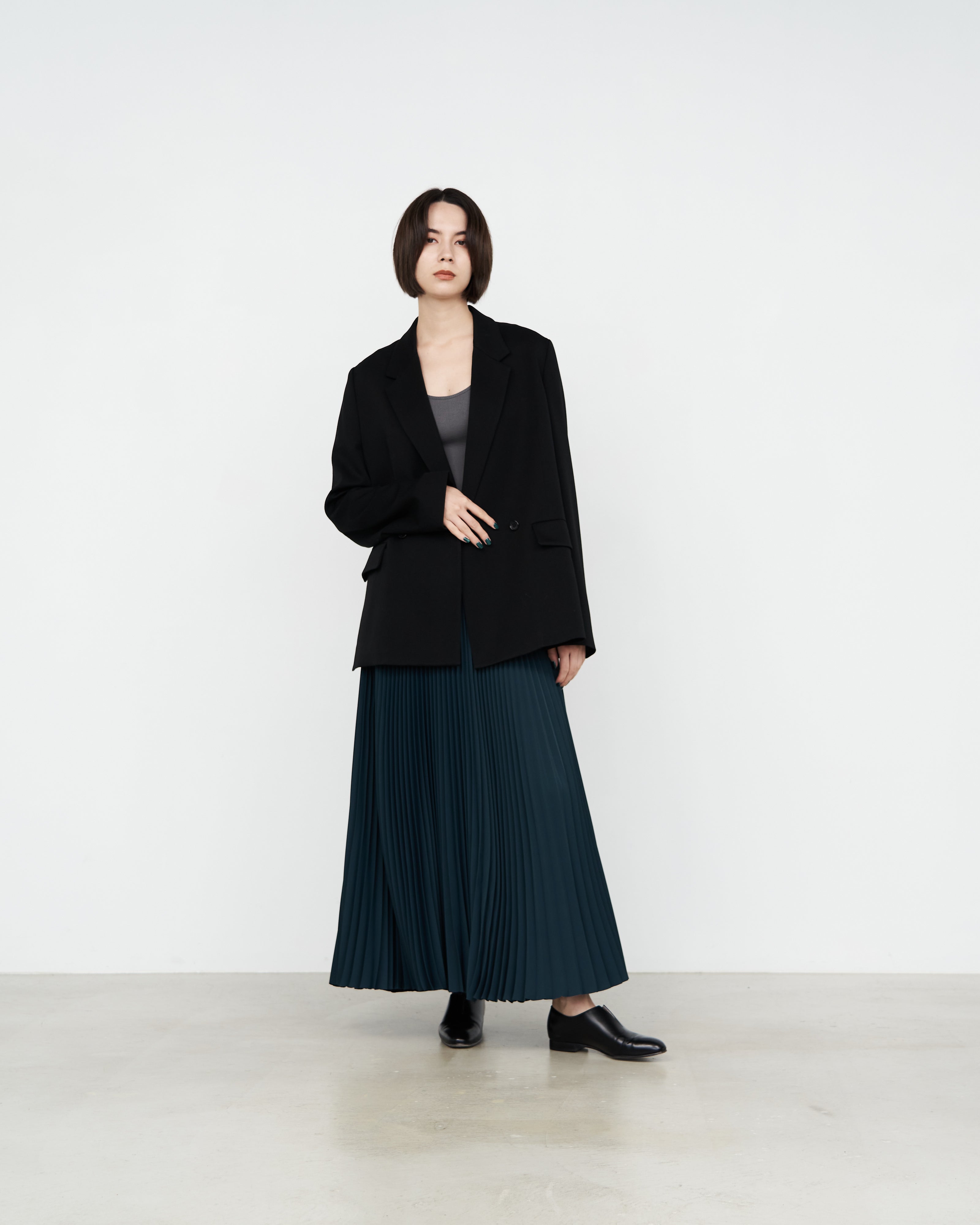 Graphpaper Satin Pleats Skirt 00はじめましてコメント失礼します