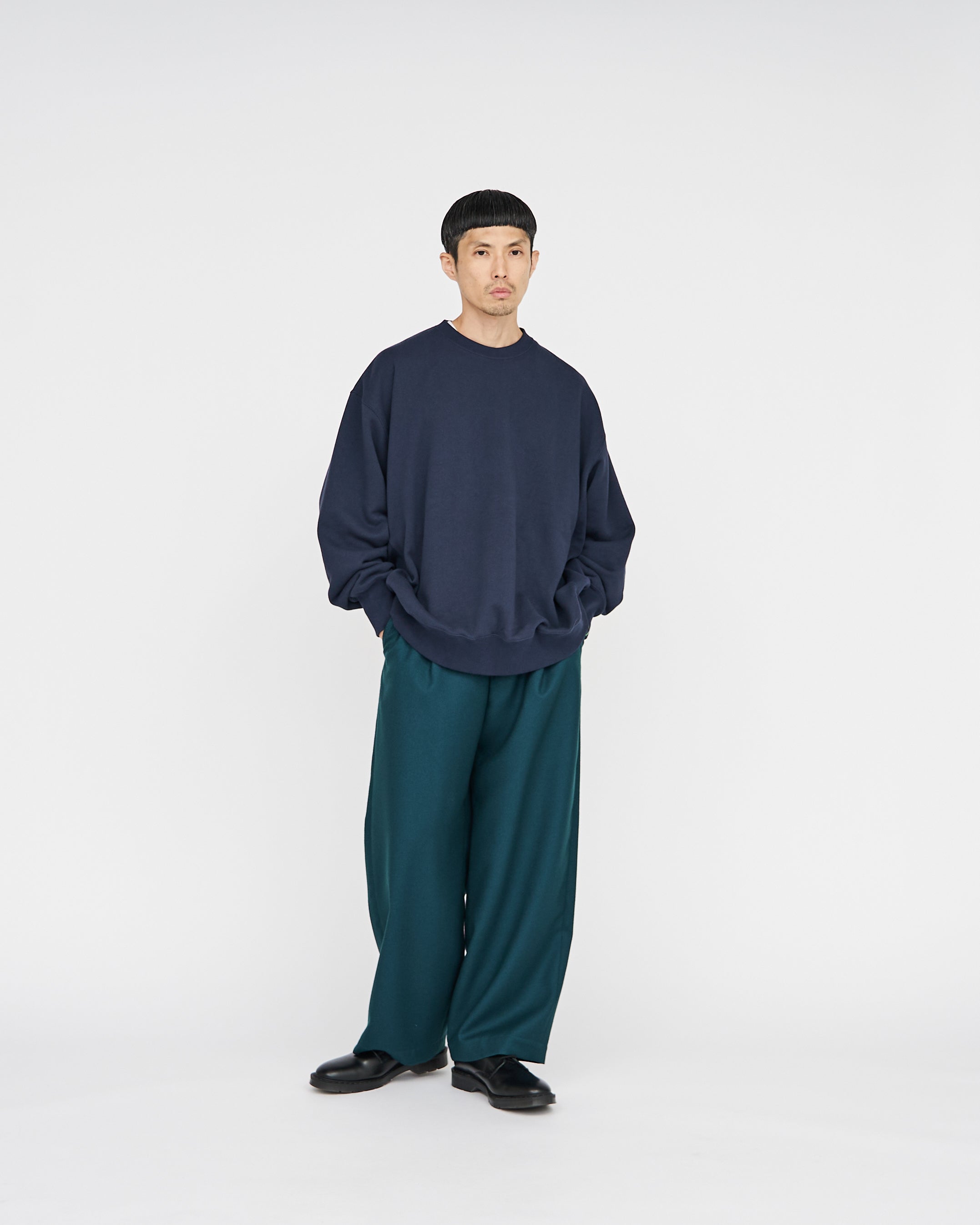 Hard Flannel Wide Straight Trousers – Graphpaper