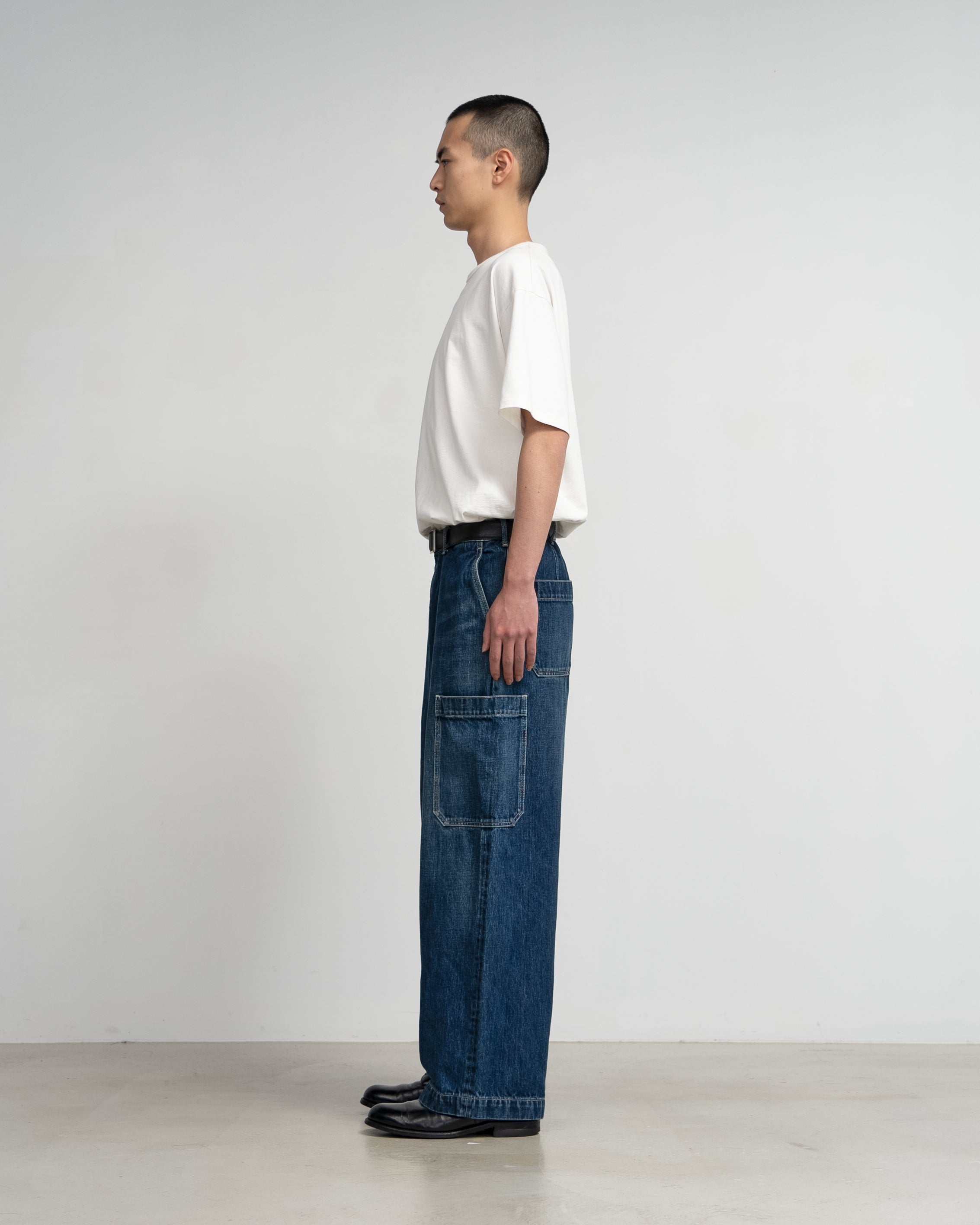 selvage denim cargo pants LIGHT FADE 1 - デニム/ジーンズ