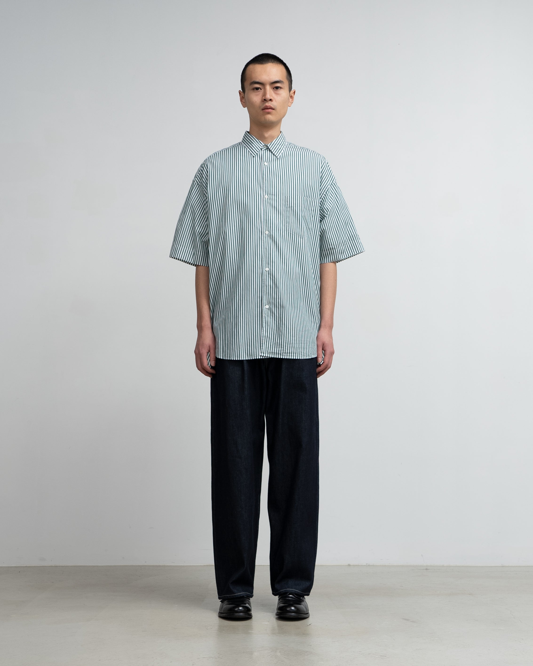 Broad S/S Oversized Regular Collar Shirt