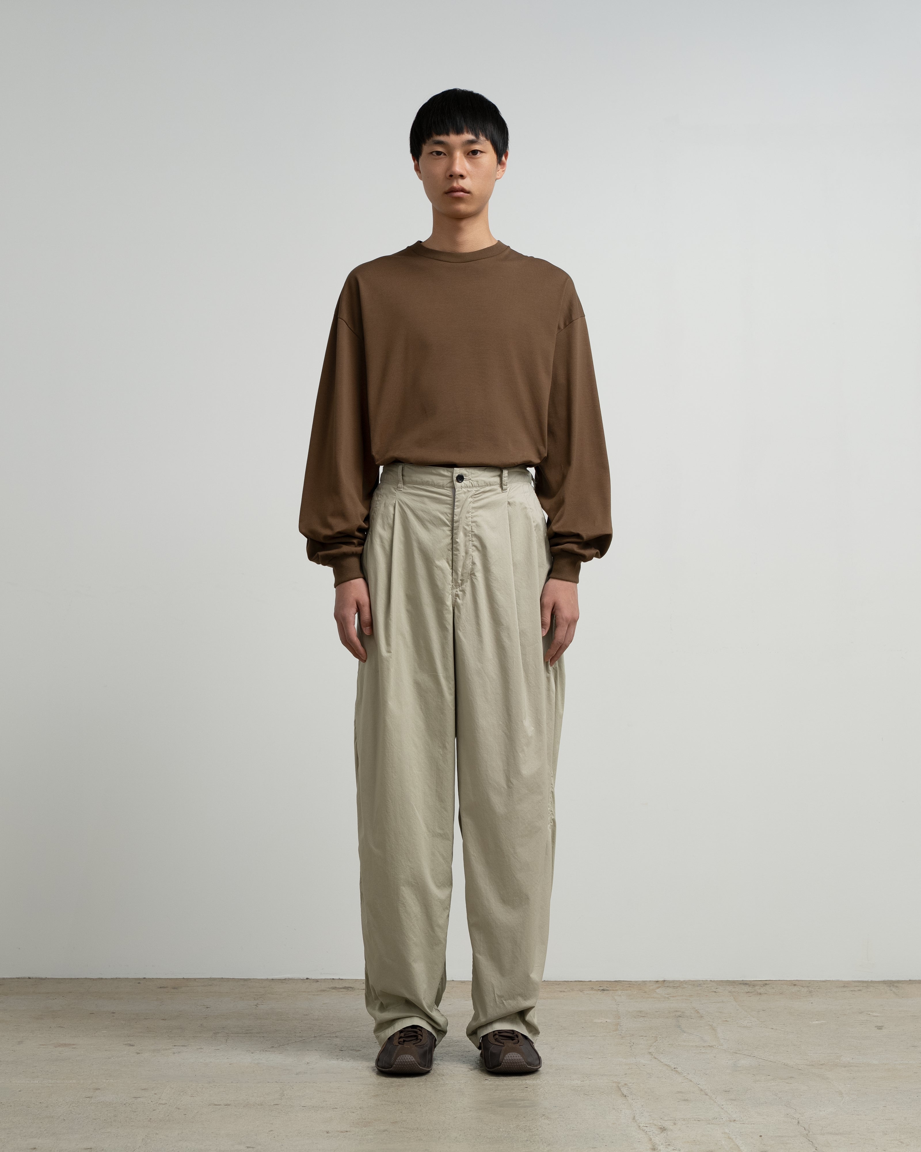 Garment Dyed Typewriter Oversized Slacks – Graphpaper