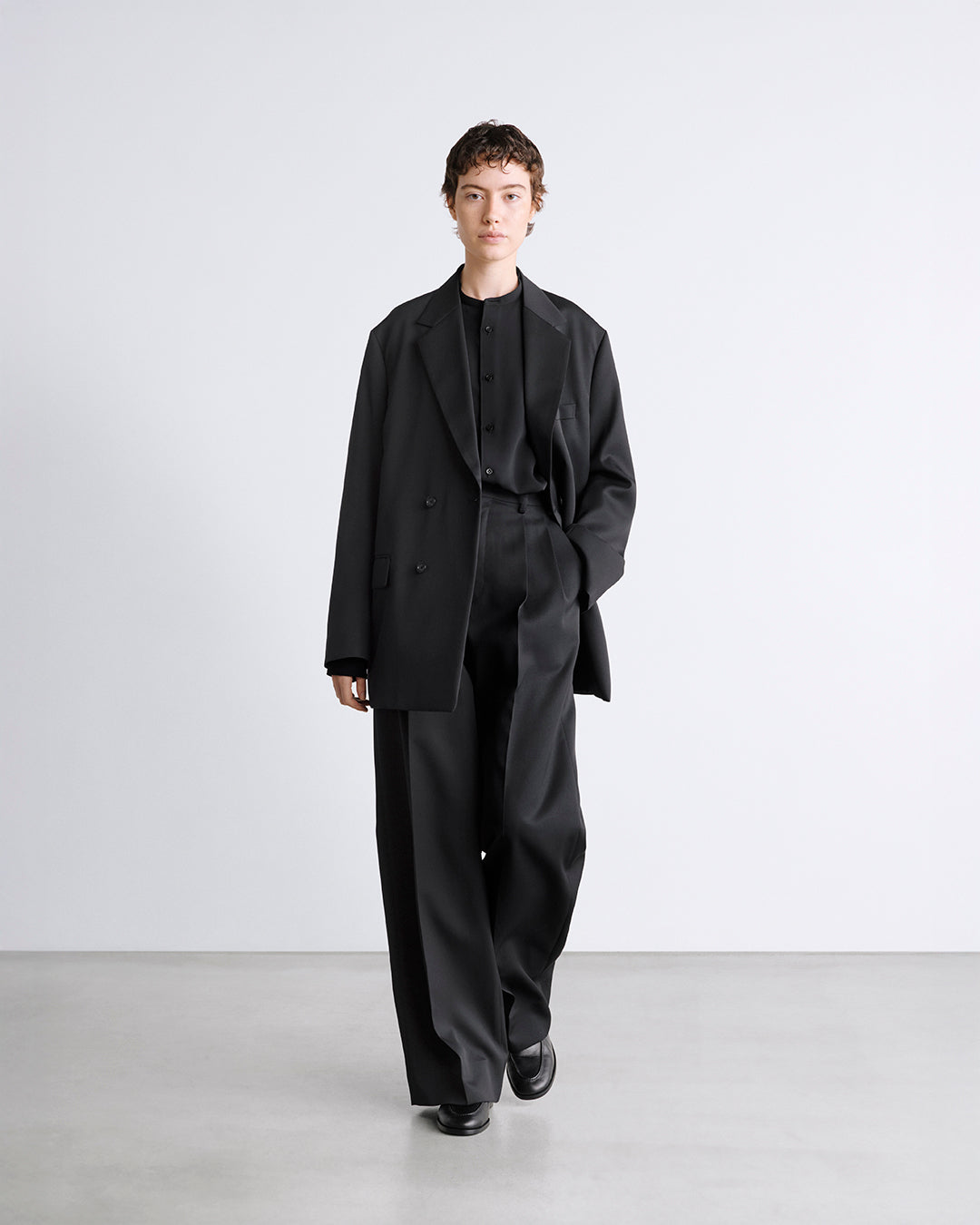 Resin Wool Gabardine Oversized Double Jacket – Graphpaper