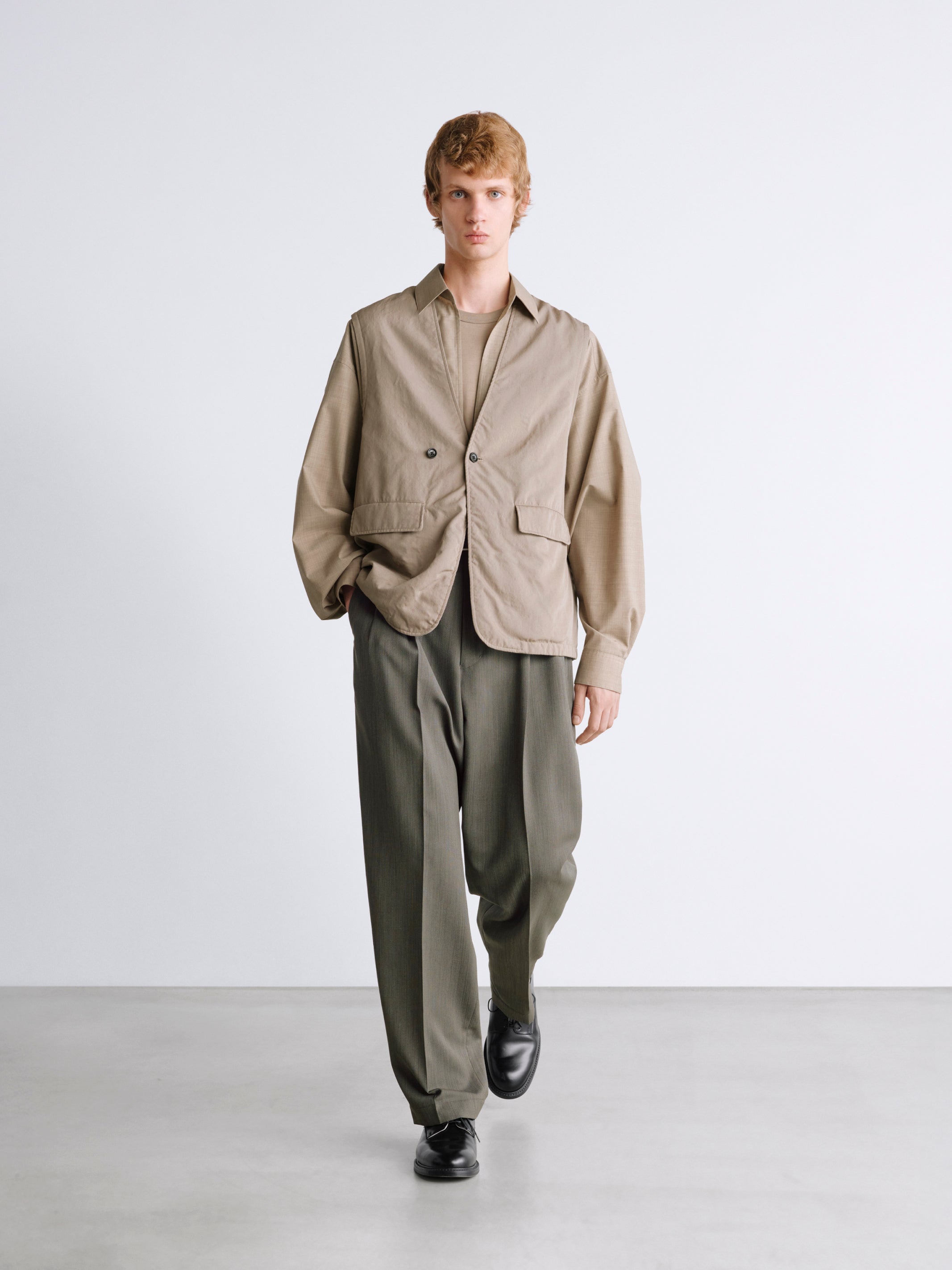 Fulled Wool Twill Adjustable Vest – Graphpaper