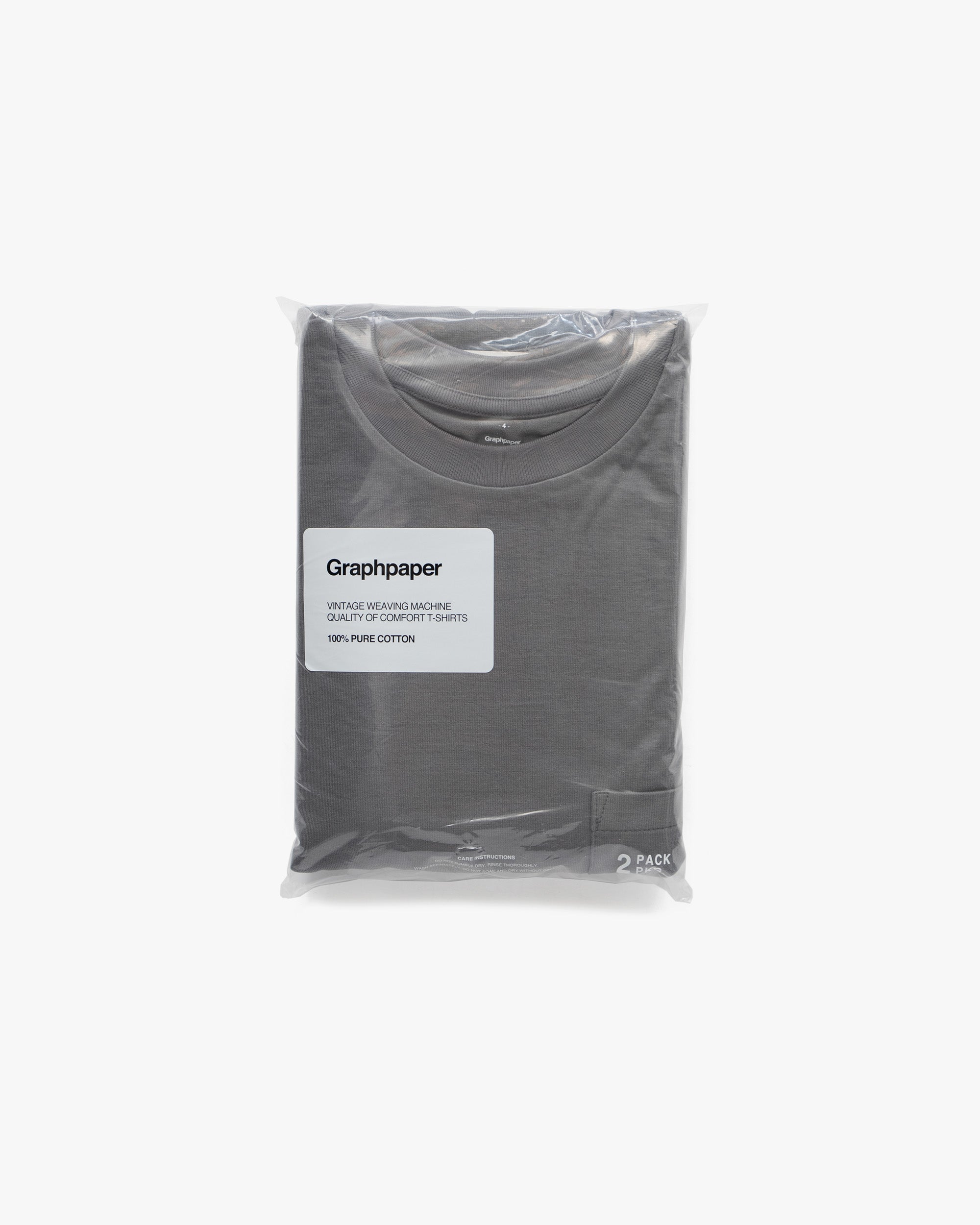 2-Pack S/S Pocket Tee – Graphpaper