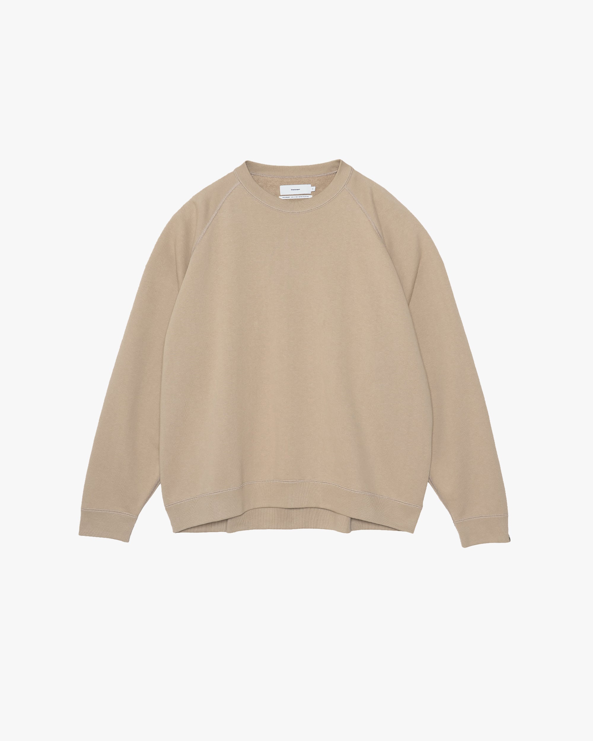 トップス LOOPWHEELER for GP RAGLAN SWEAT LOOPWHEELER for GP Raglan Sweat – Graphpaper