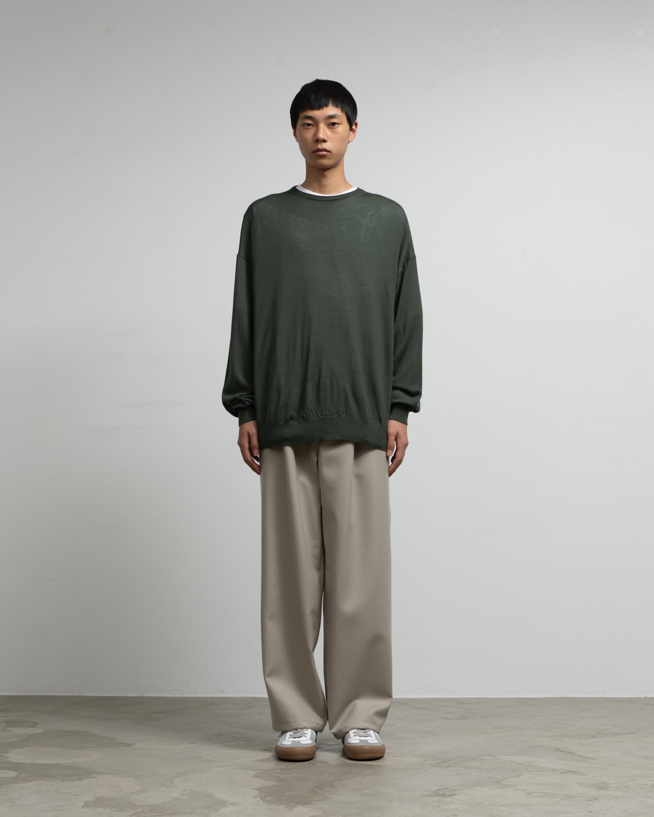 High Gauge L/S Oversized Crew Neck Knit – Graphpaper