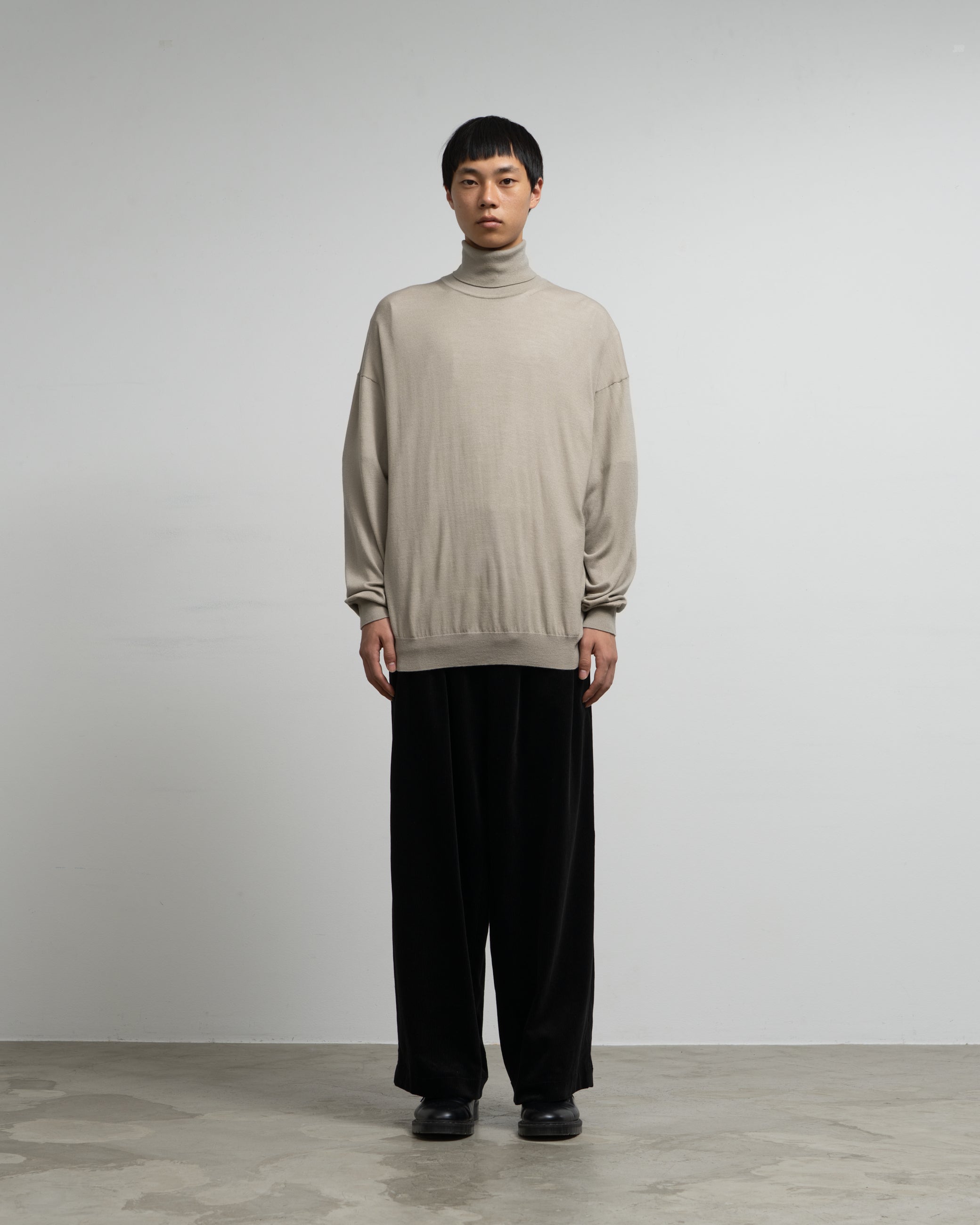 High Gauge L/S Oversized High Neck Knit – Graphpaper