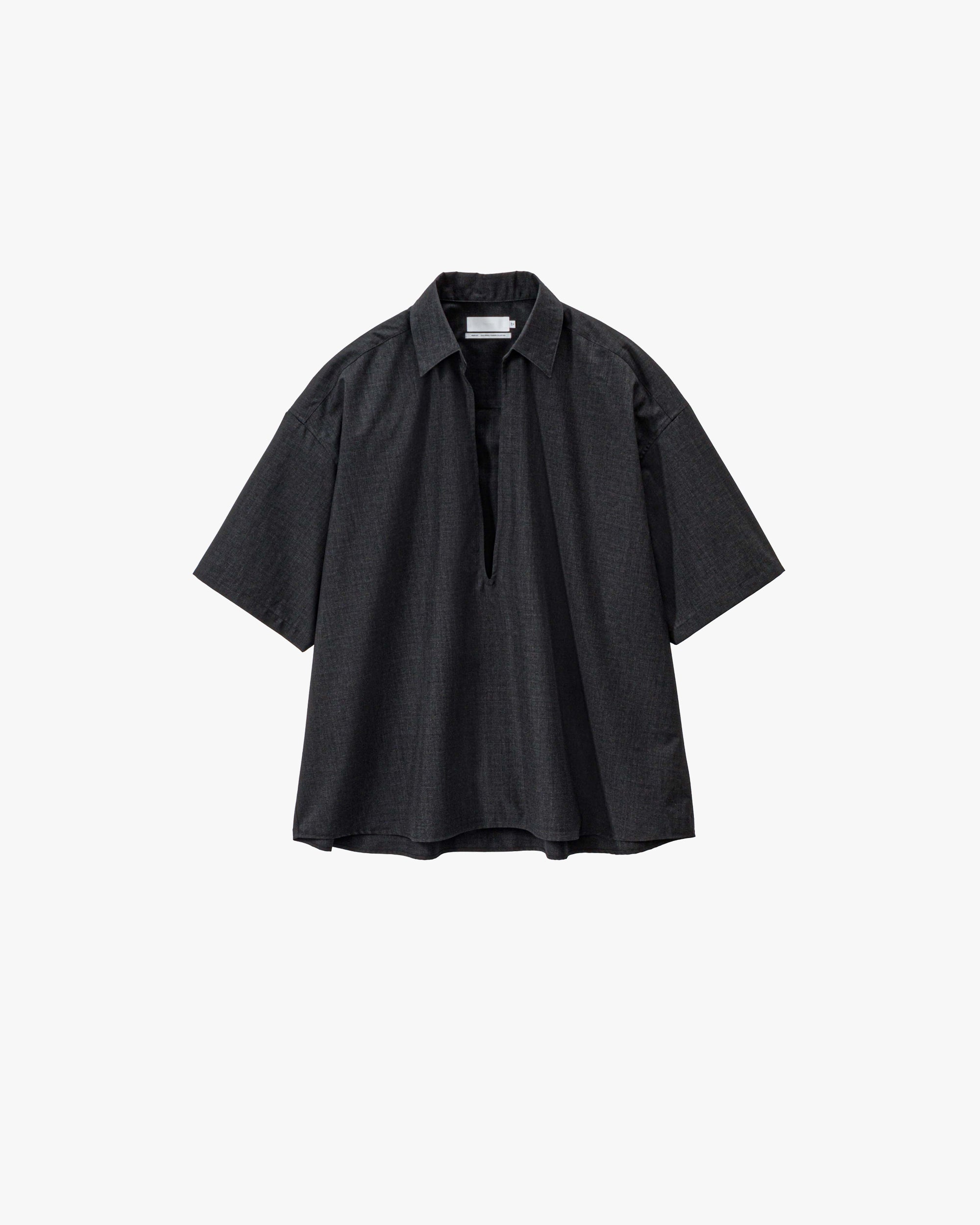 Fine Heather Wool S/S Skipper Shirt – Graphpaper