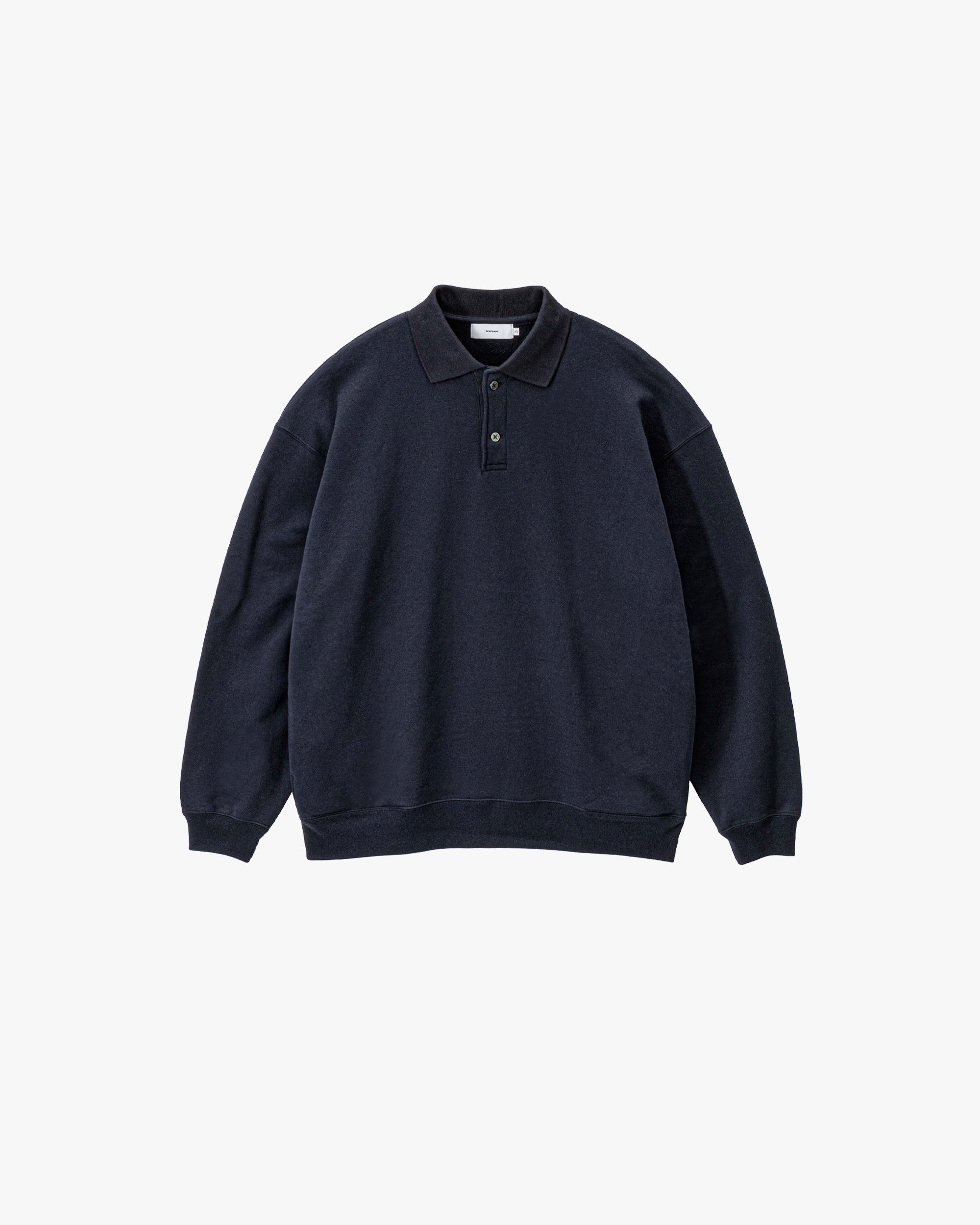 チャコール ゆうゆう様 AZUMA Terry Pullover Polo Sweat – Graphpaper