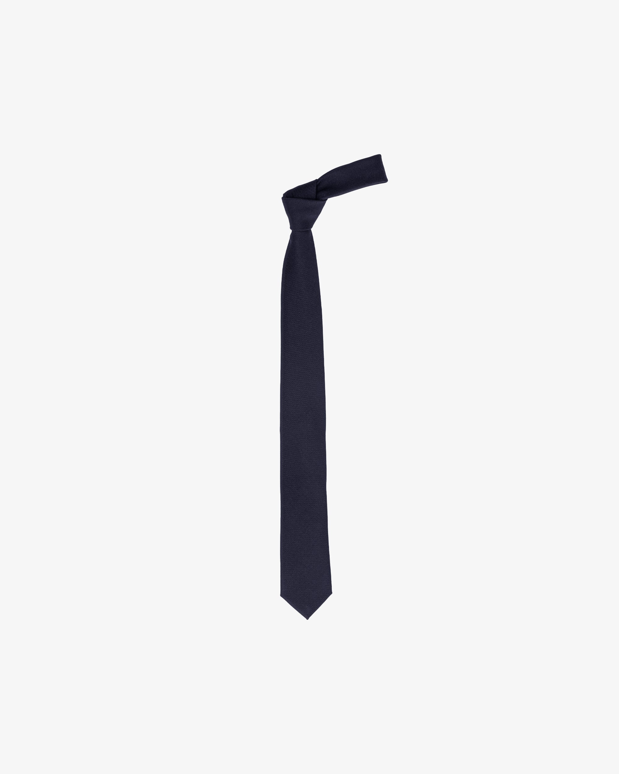 Graphpaper Wool Doeskin Necktie ブラック GU261-90178B_NAVY.jpg?v=1775107108