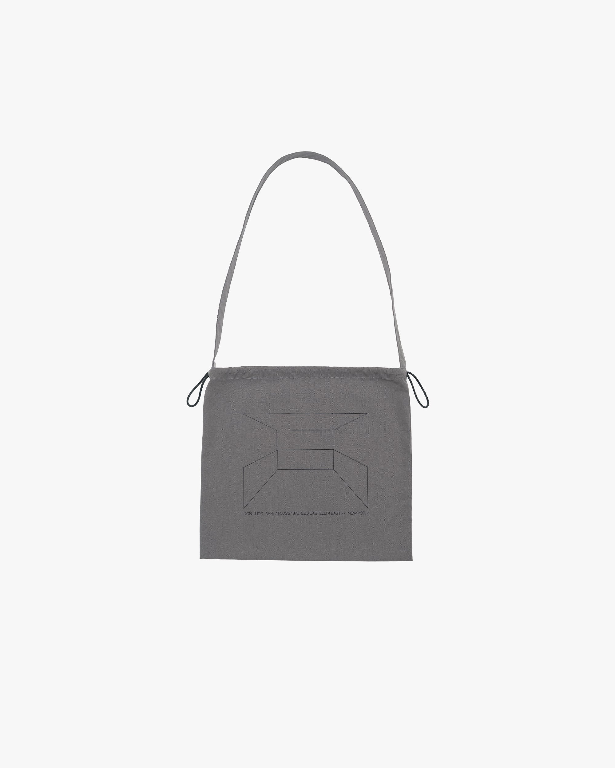 Donald Judd with Graphpaper Artwork Printed Drawstring Bag