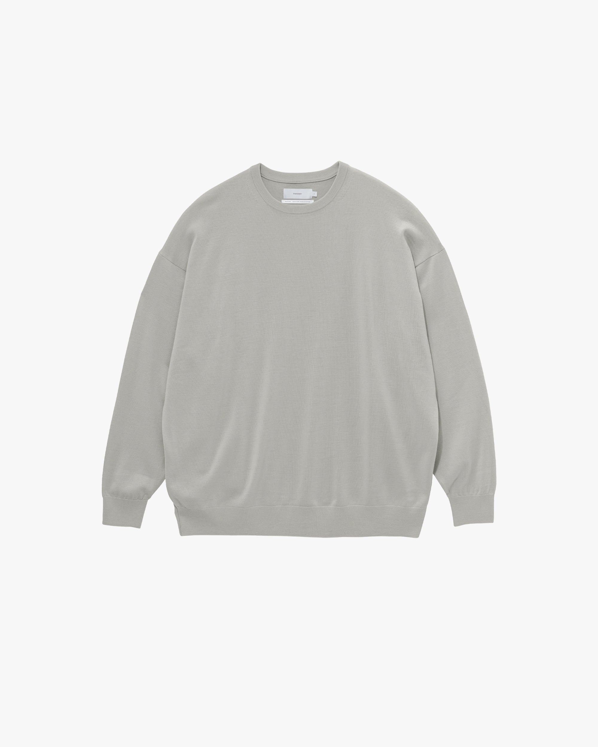 High Gauge L/S Oversized Crew Neck Knit – Graphpaper