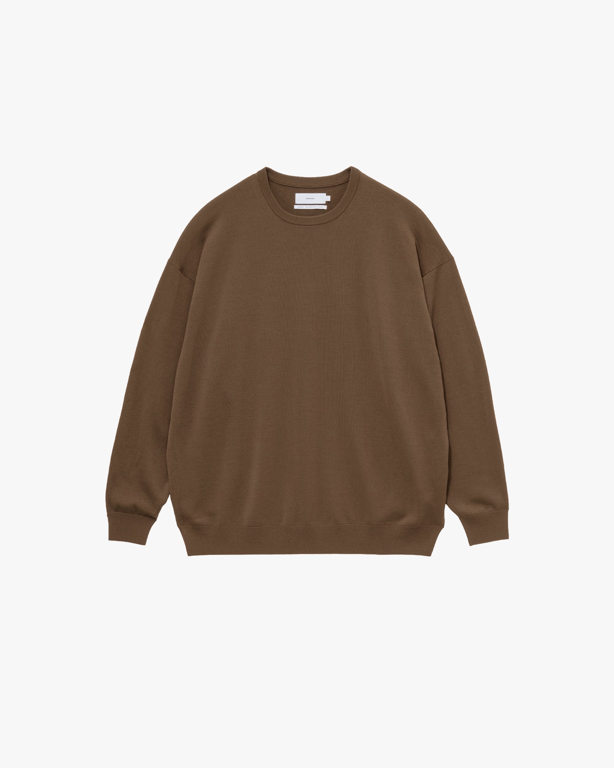 High Gauge L/S Oversized Crew Neck Knit – Graphpaper