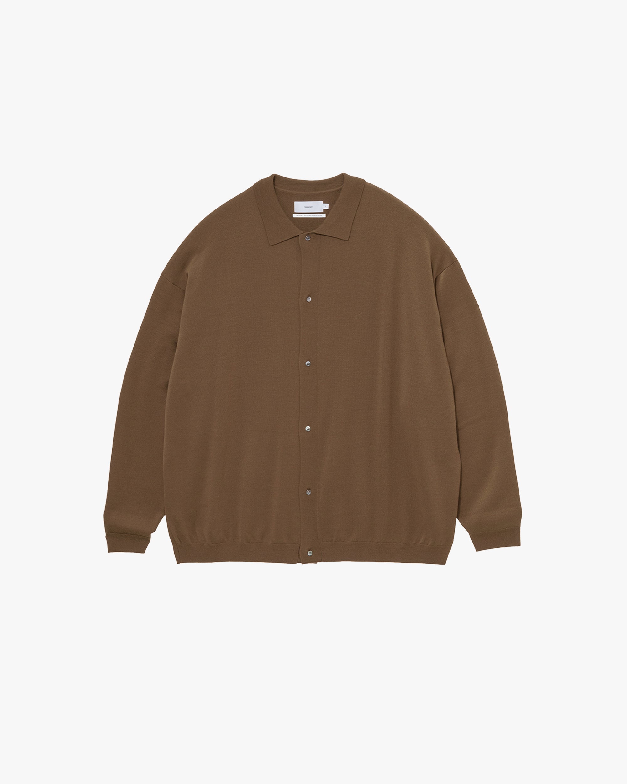 トップス Graphpaper High Gauge Oversized L/S Knit Shirts – Graphpaper