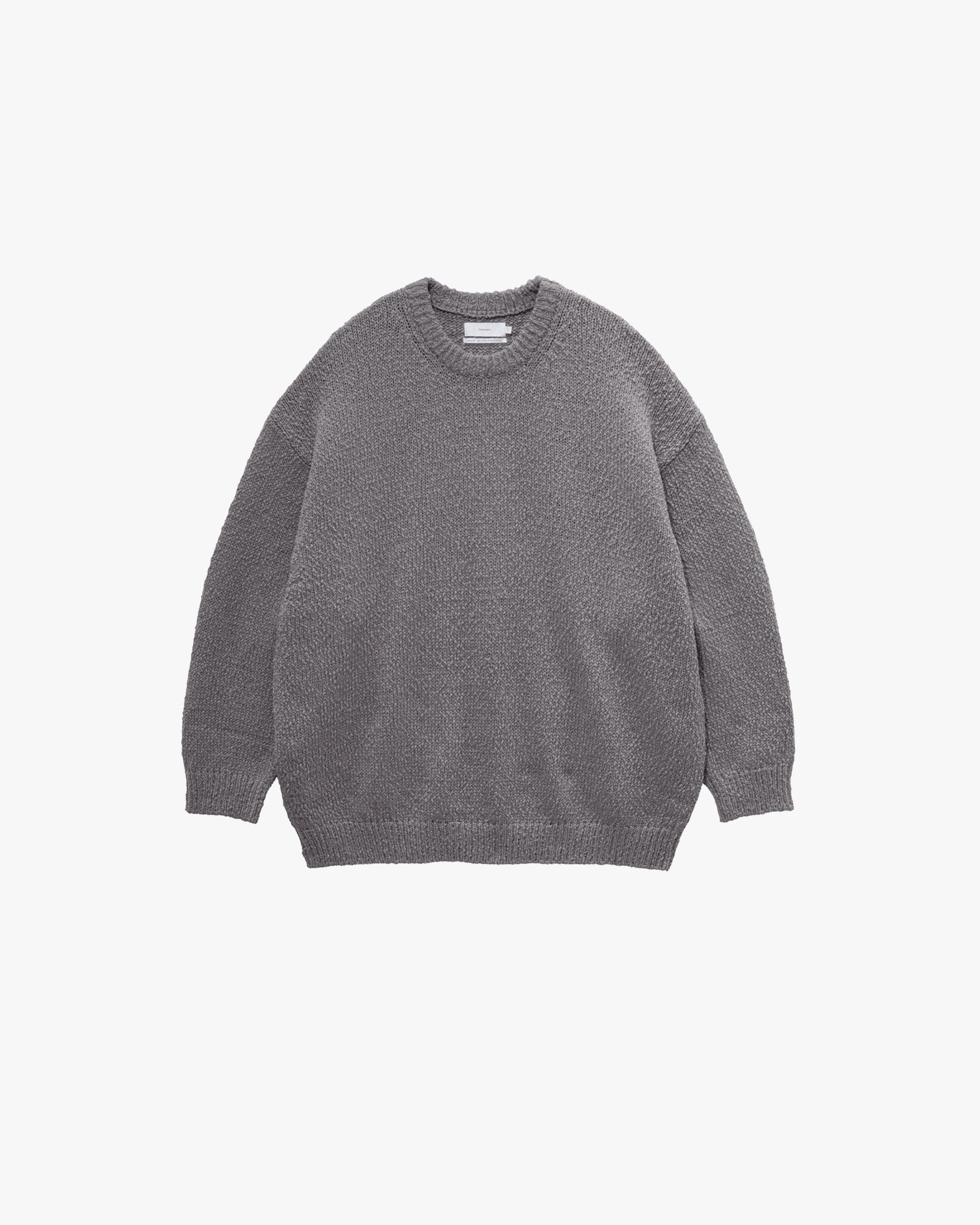 Cotton Wool Slub Oversized Crew Neck Knit – Graphpaper