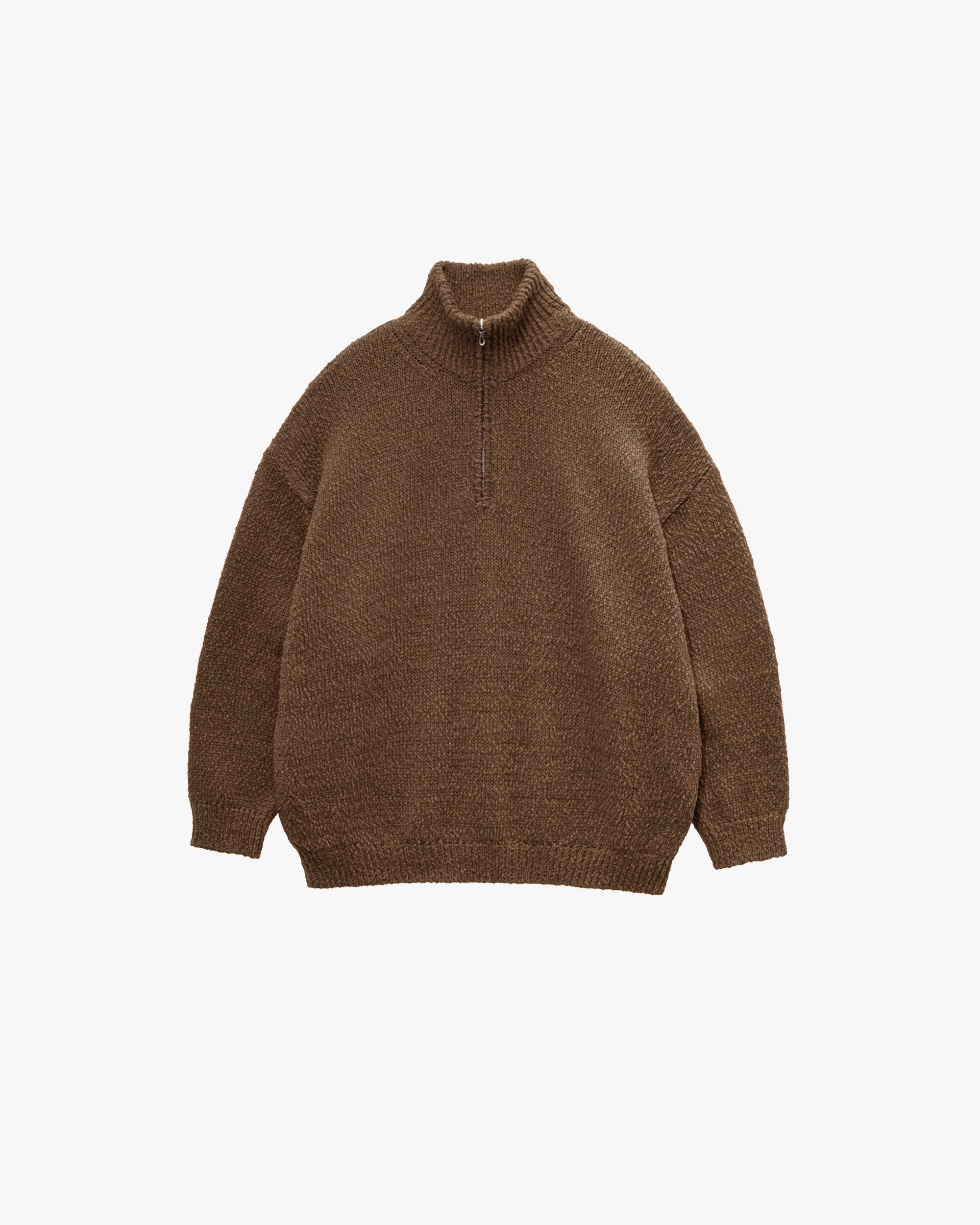 Cotton Wool Slub Oversized Half Zip Knit – Graphpaper