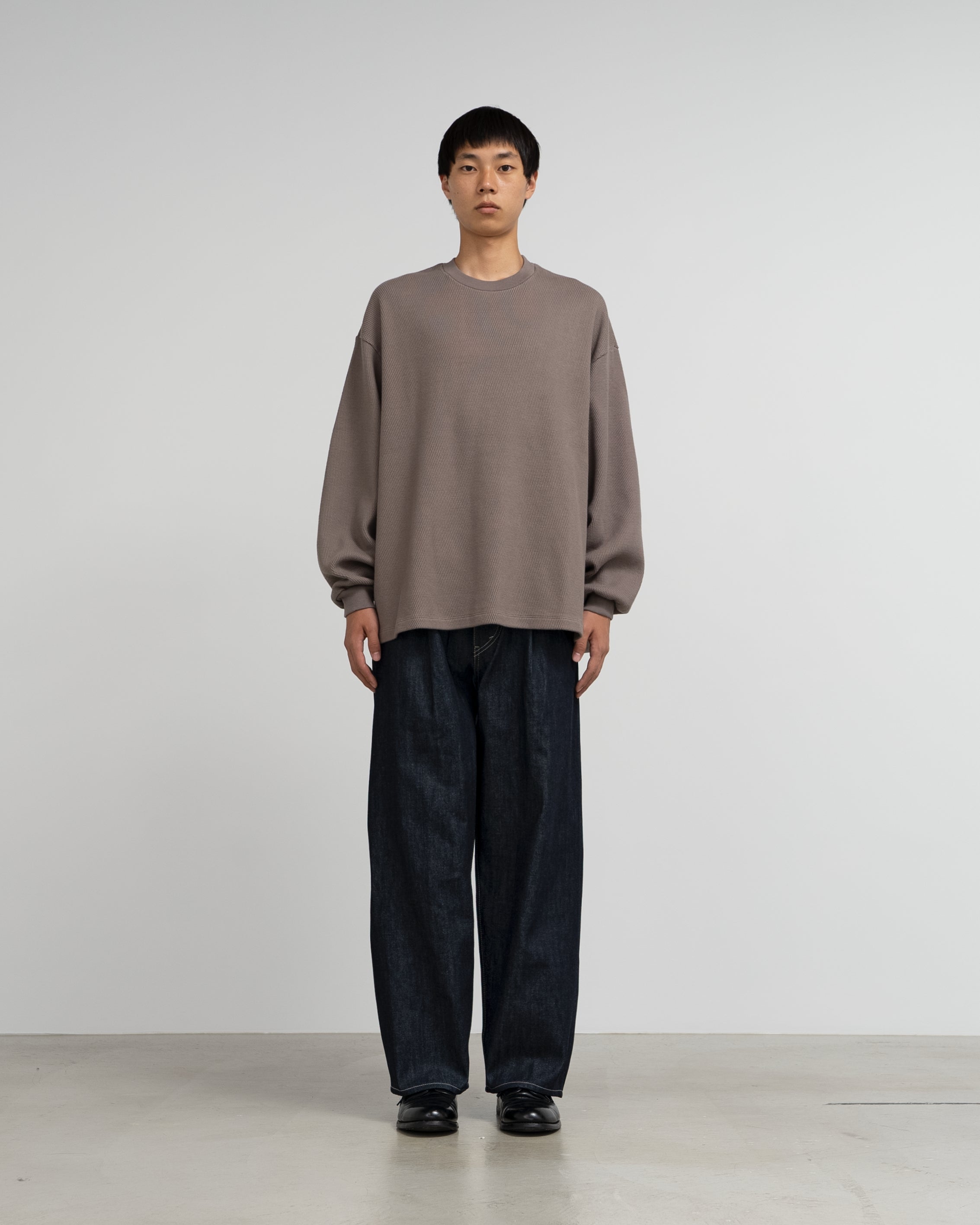 POLYPLOID / Oversize Longsleeve #C (Gray) | twelve