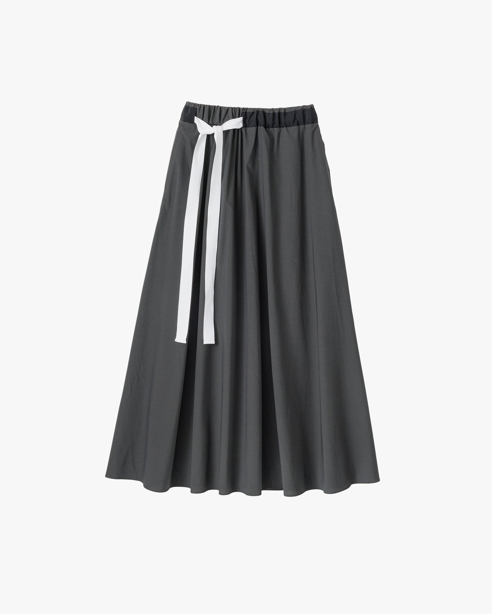 Dull Poplin Ribbon Skirt – Graphpaper