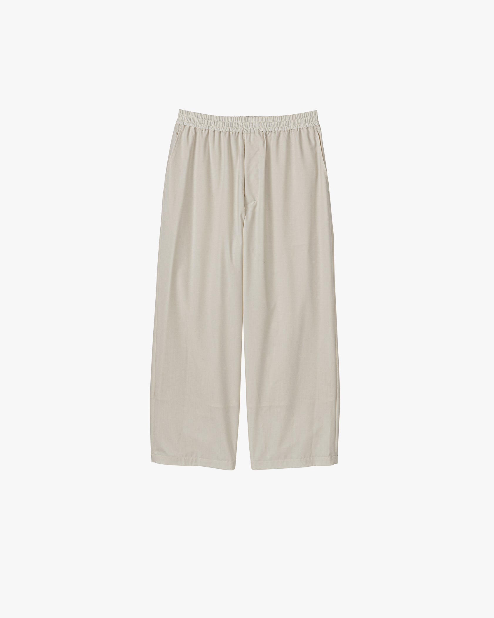 Fine Wool Tropical Easy Wide Pants