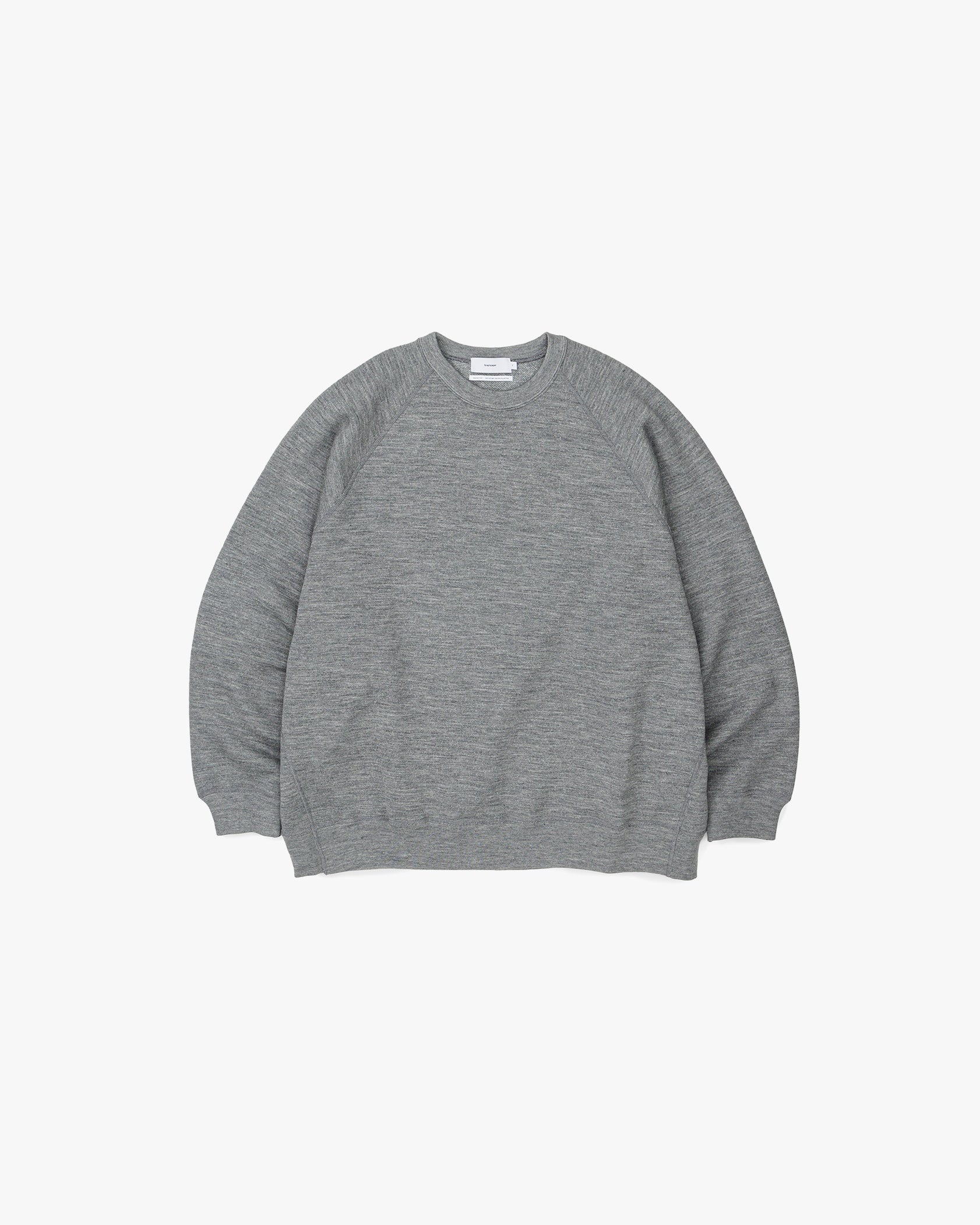 -SALE- Bulky Wool Terry Crew Neck Sweat