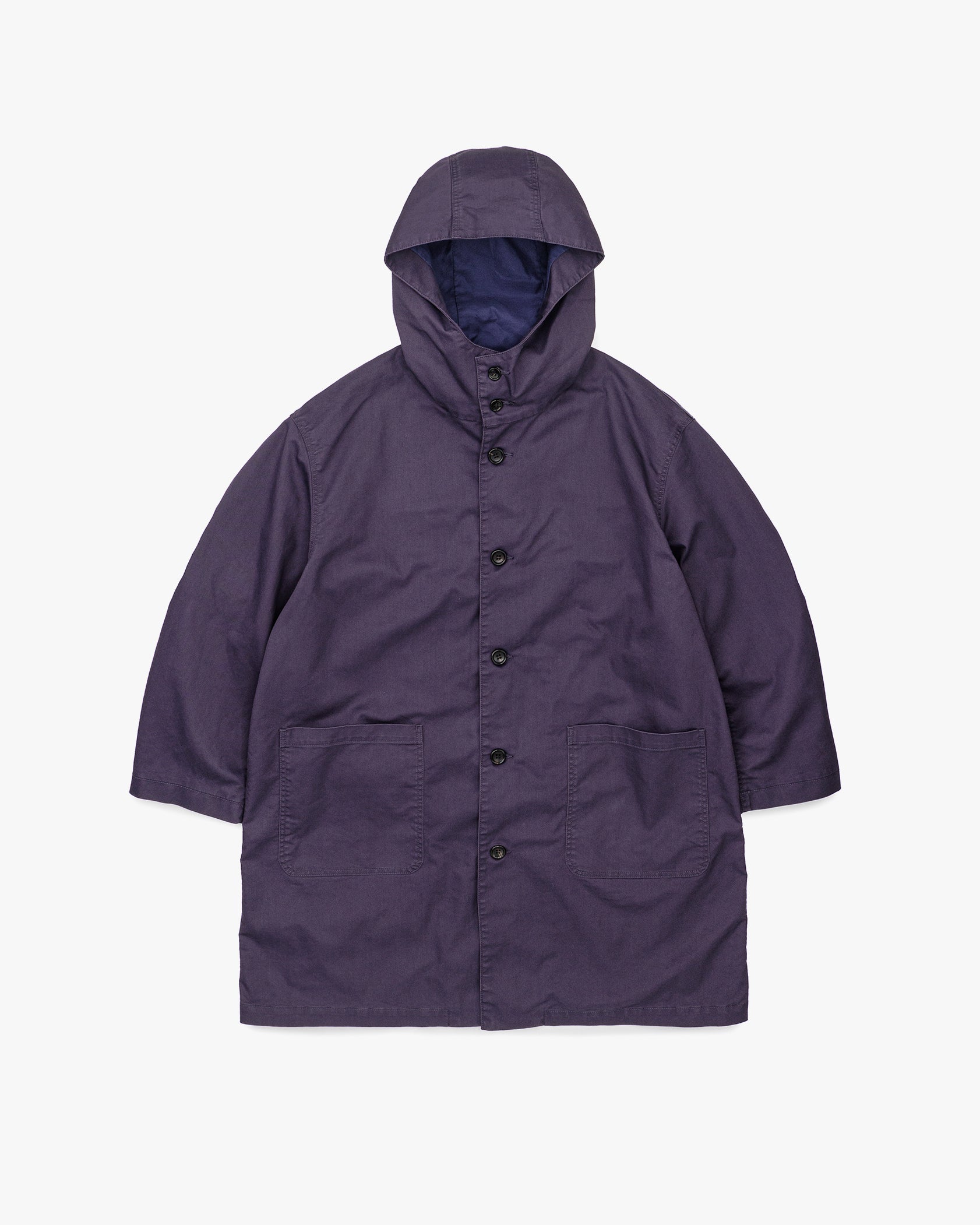 -SALE- Pigment Drill Oversized Hooded Coat – Graphpaper