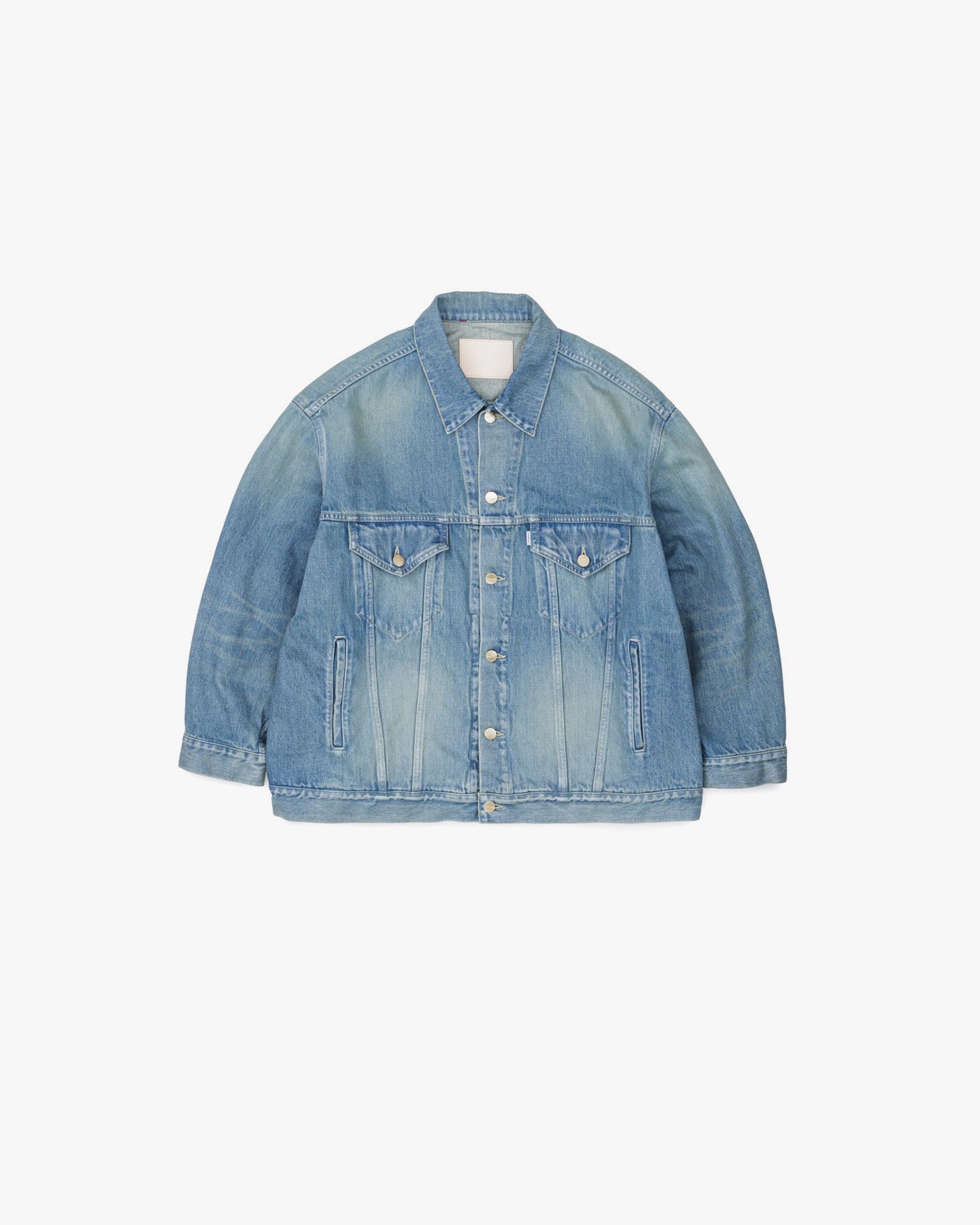 Selvage Denim Trucker Jacket-LIGHT FADE- – Graphpaper