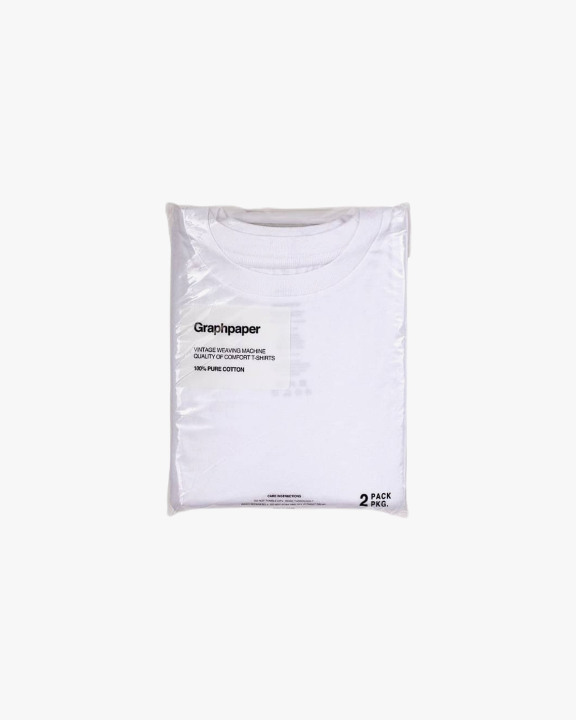 2-Pack Crew Neck Tee – Graphpaper