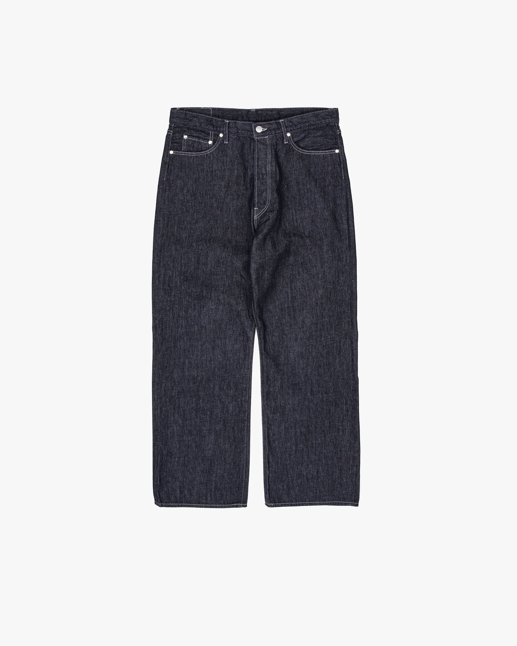 Colorfast Denim Five Pocket Wide Straight Pants – Graphpaper