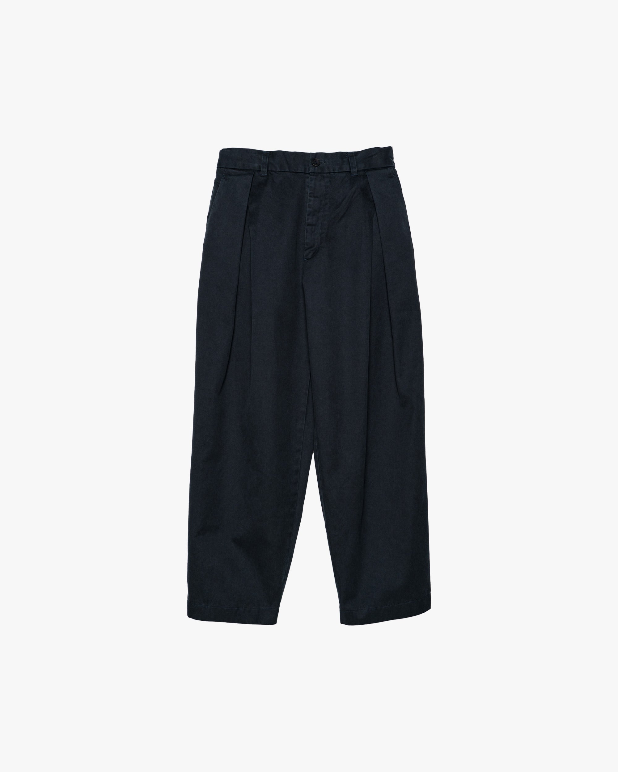 TWILL TUCK TROUSERS – Graphpaper