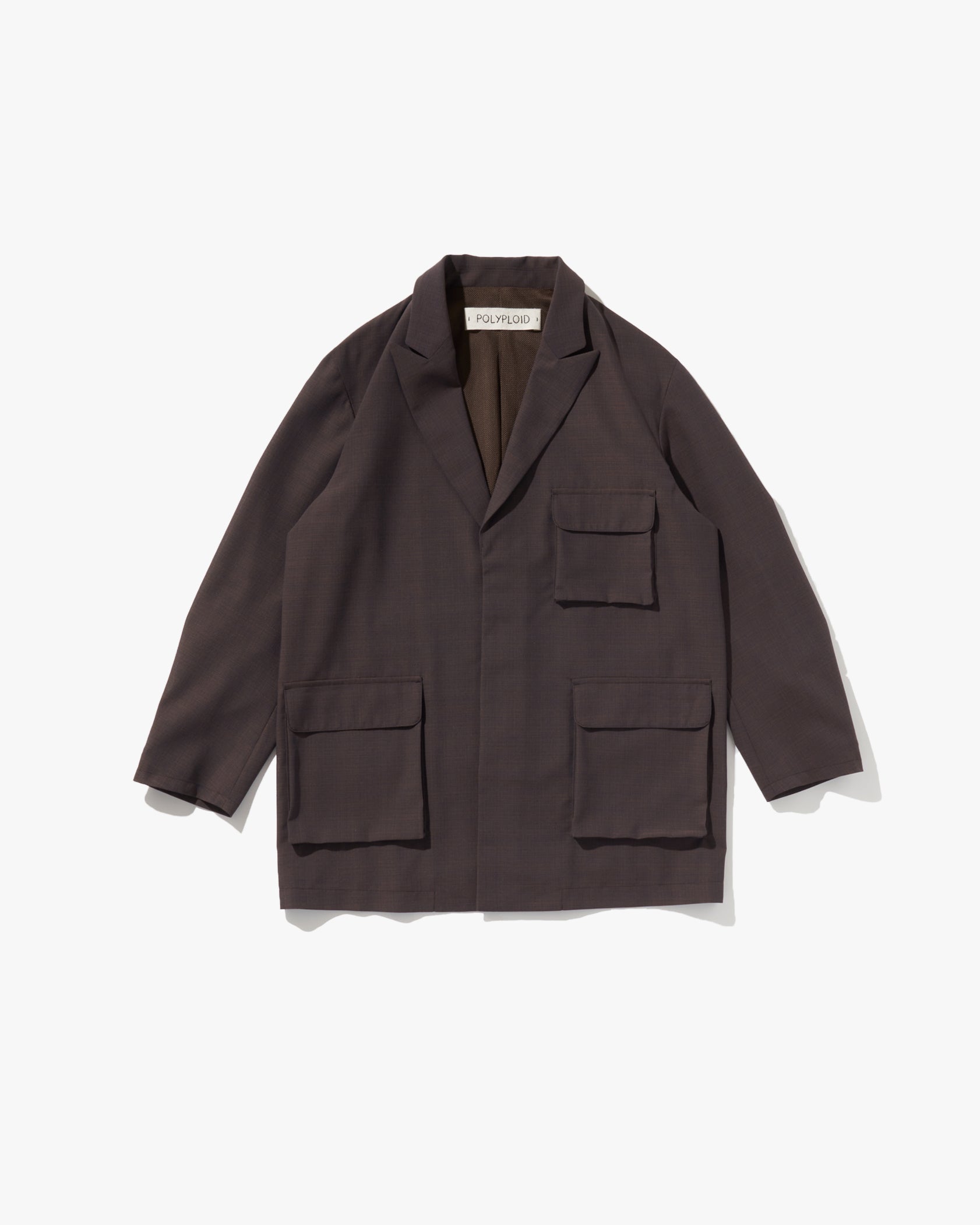 POLYPLOID LONG COAT C BLUE