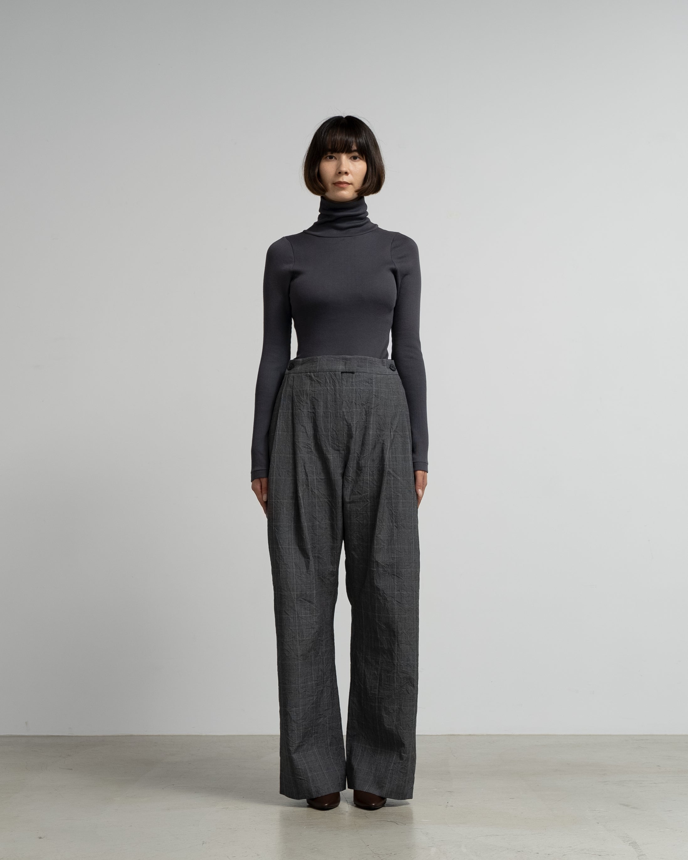 WIDE-LEG TROUSERS WITH ADJUSTABLE WAIST – Graphpaper