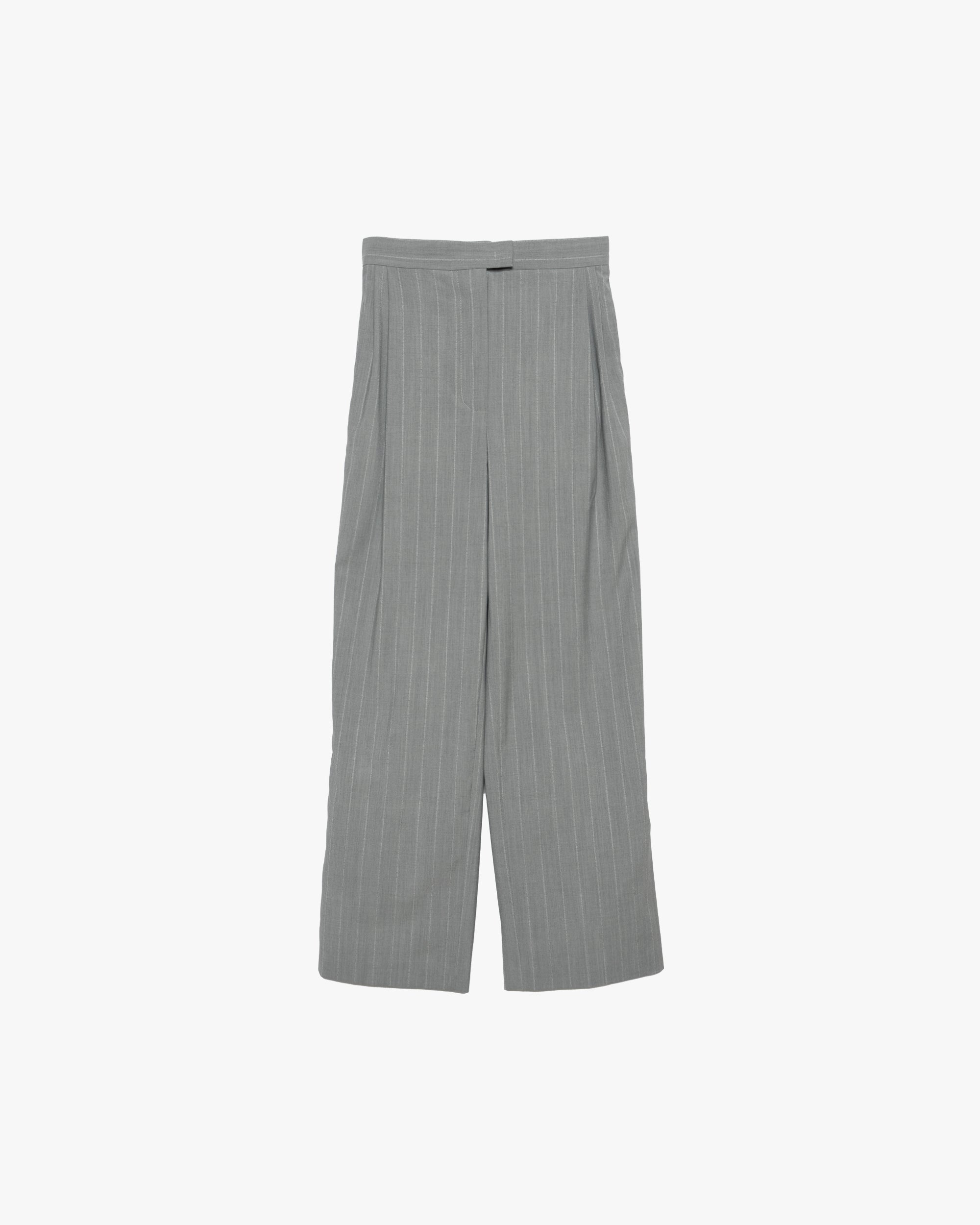 Pinstriped Wide-Leg Pants – Graphpaper