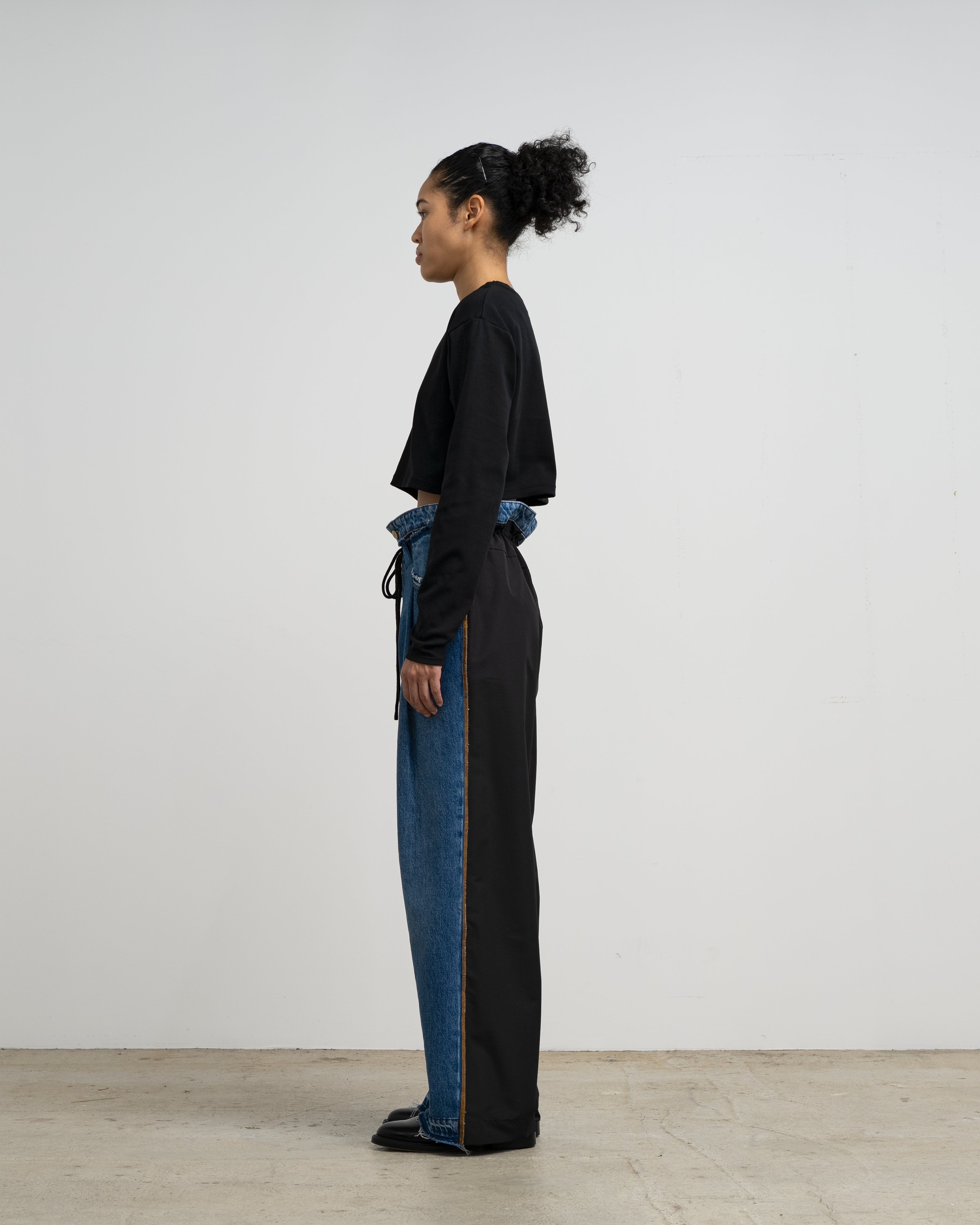 Pleated Wide-Leg Jeans – Graphpaper