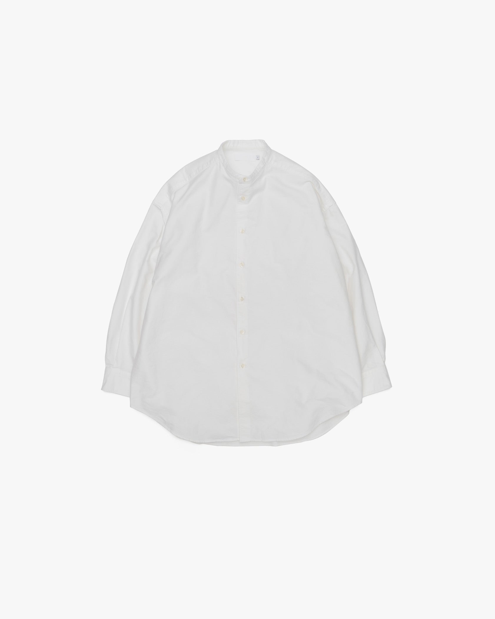 Oxford Oversized Band Collar Shirt