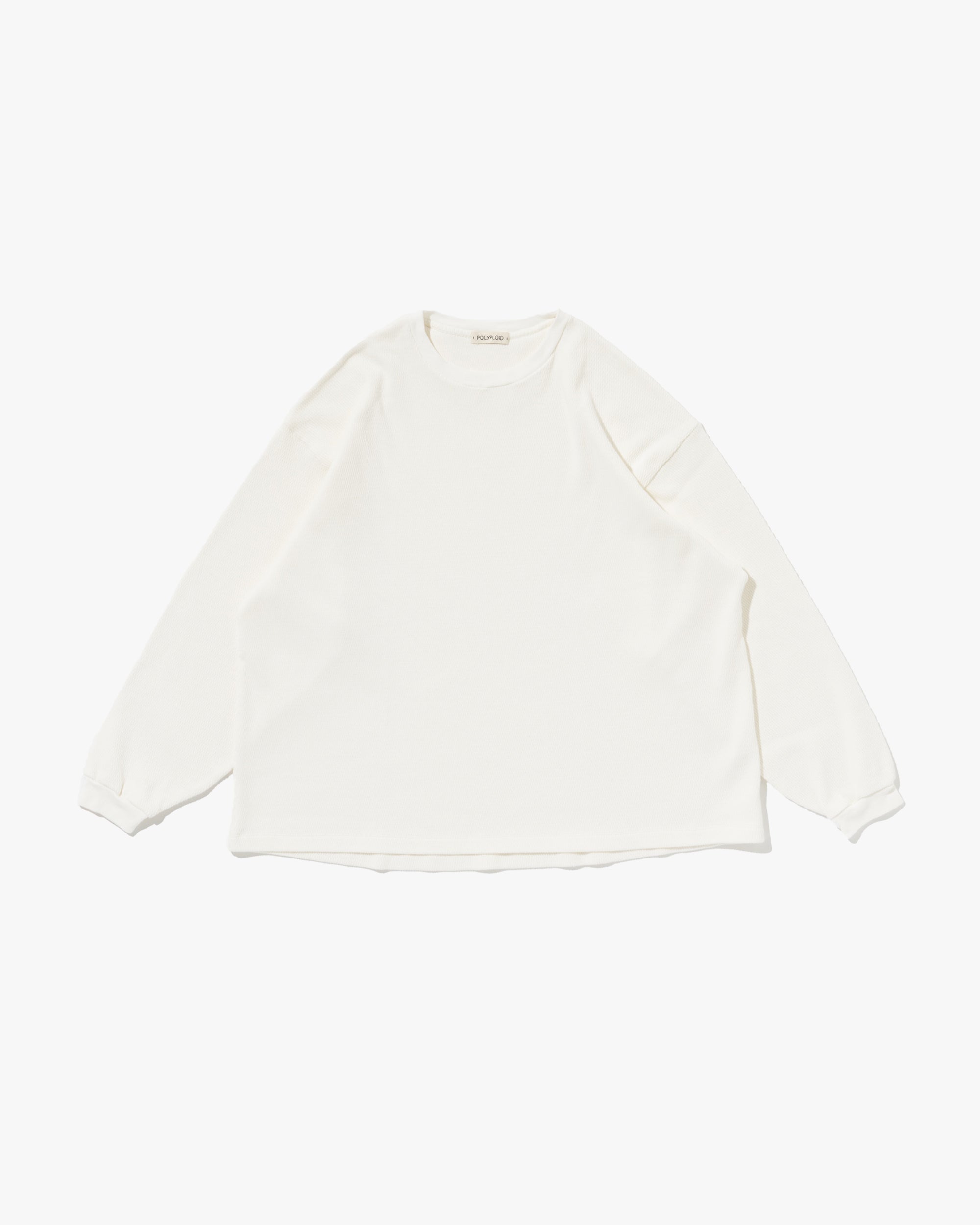 【名作美品】POLYPLOID OVERSIZE PARKA TYPE-C 2025-26AW POLYPLOID OVERSIZE LONGSLEEVE C - WHITE 商品詳細