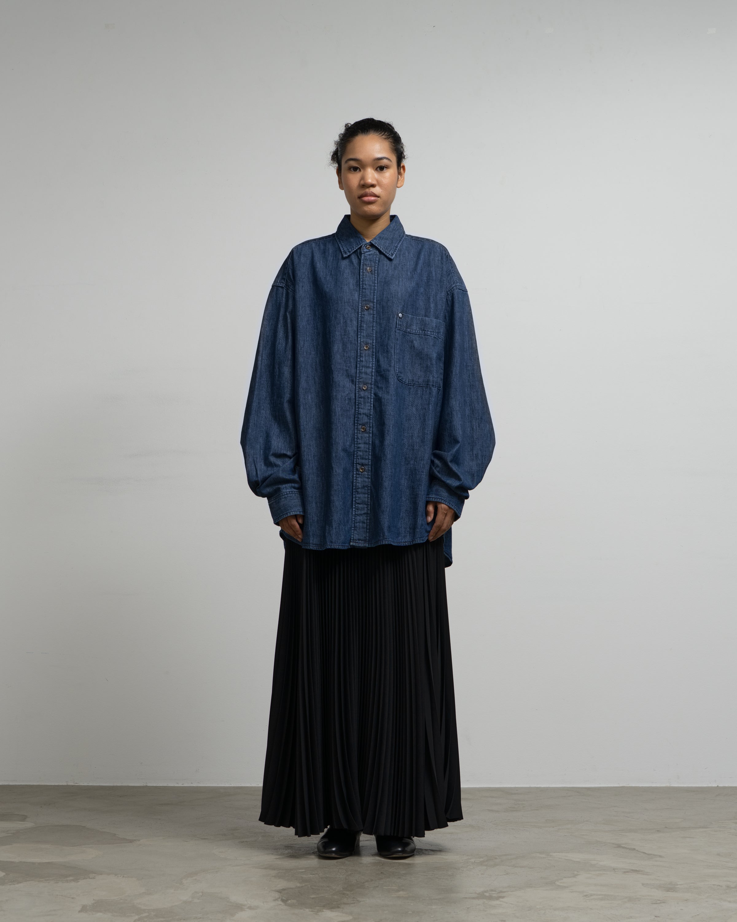 POLO COUNTRY デニム長袖シャツ 美品 POLO COUNTRY デニムシャツ Lサイズ - メルカリ