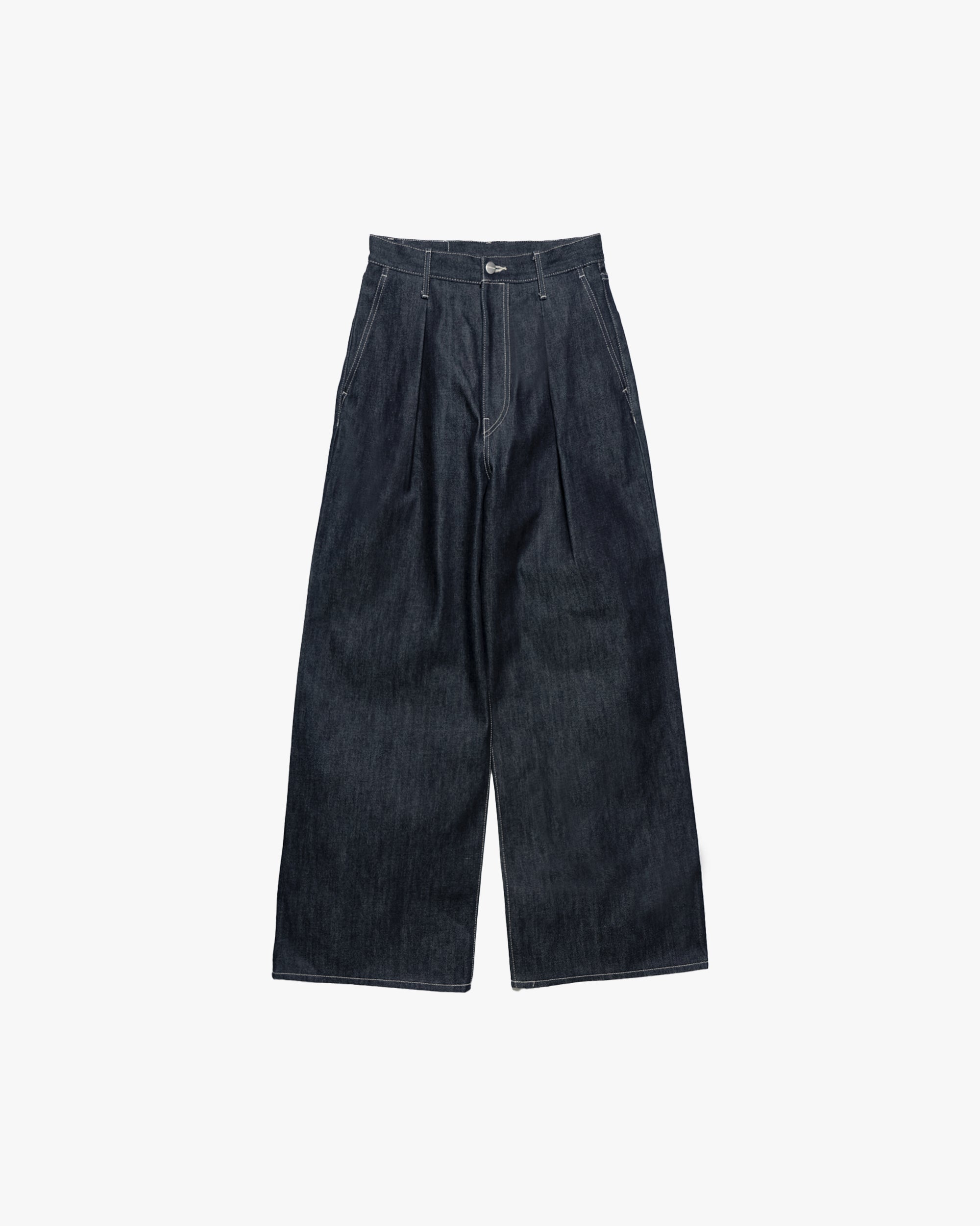 Selvage Denim Two Tuck Wide Pants – Graphpaper