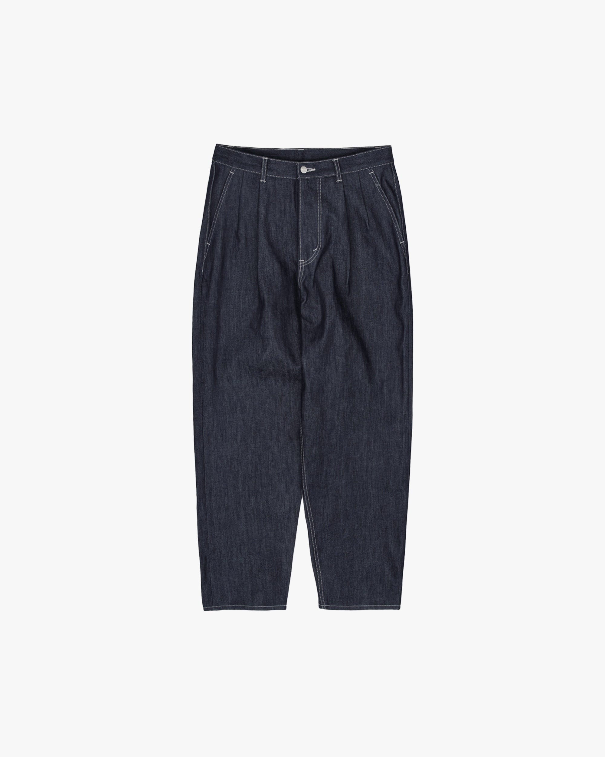 Selvage Denim Two Tuck Tapered Pants – Graphpaper