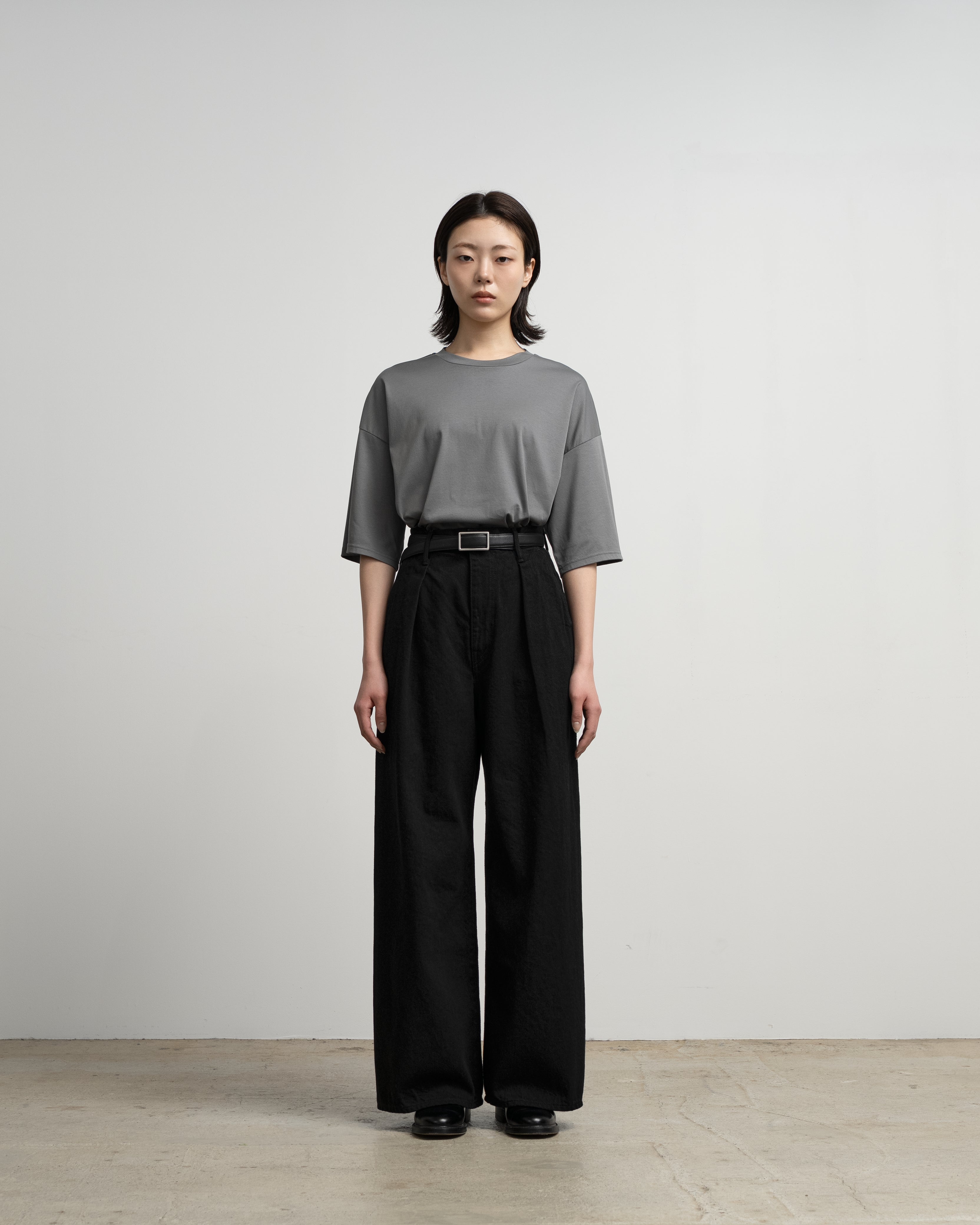 定価¥46,200ラムシェGINGA OriginalPaintTrousers Selvage Denim Two Tuck Wide Pants – Graphpaper