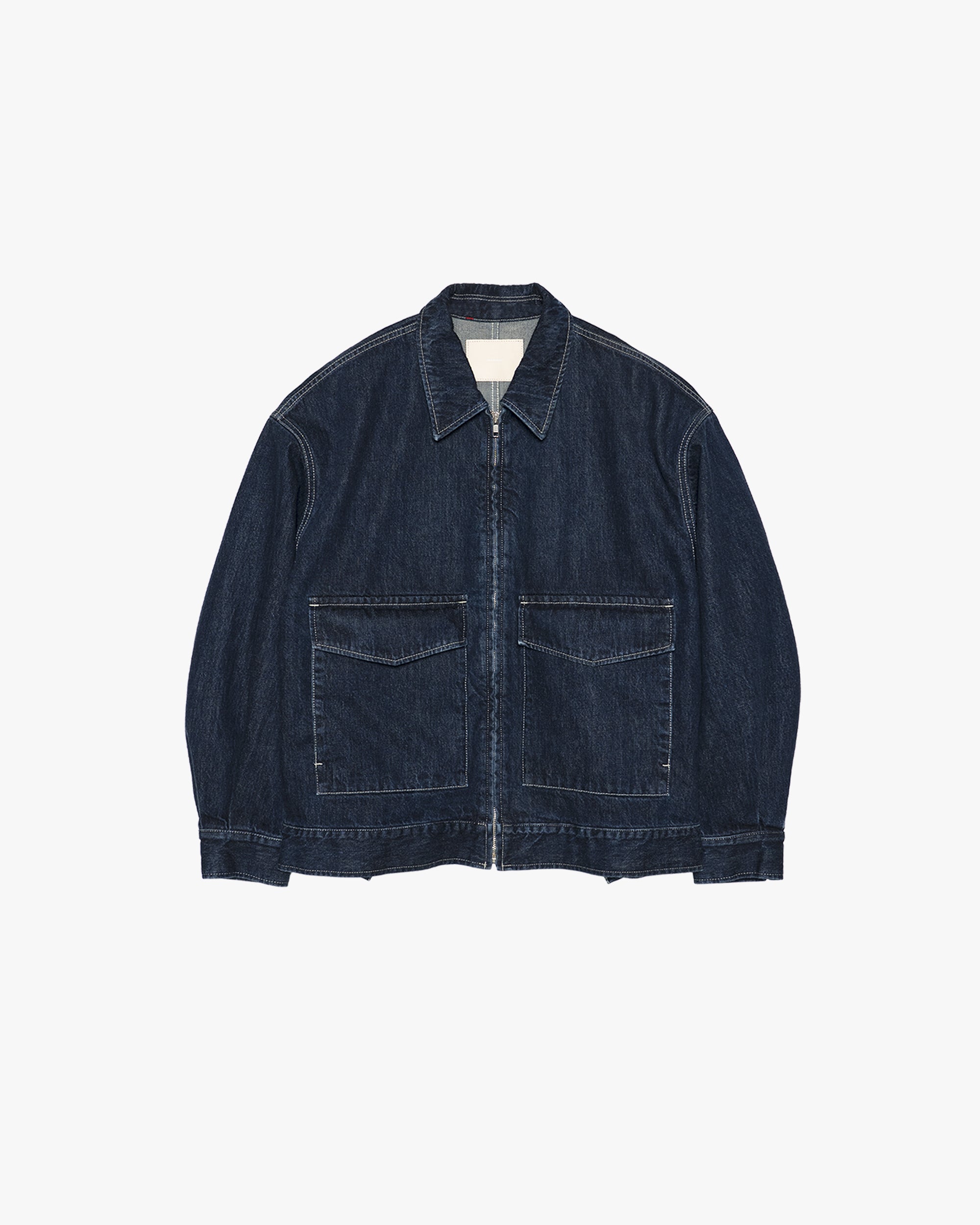 Selvage Denim Zip Jacket -DARK FADE- – Graphpaper