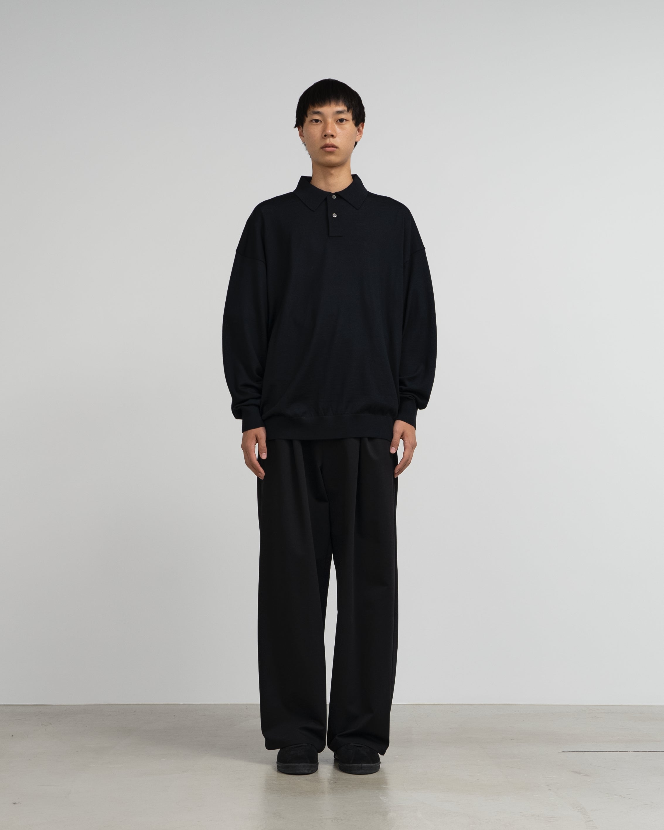 High Gauge Knit Oversized L/S Polo – Graphpaper