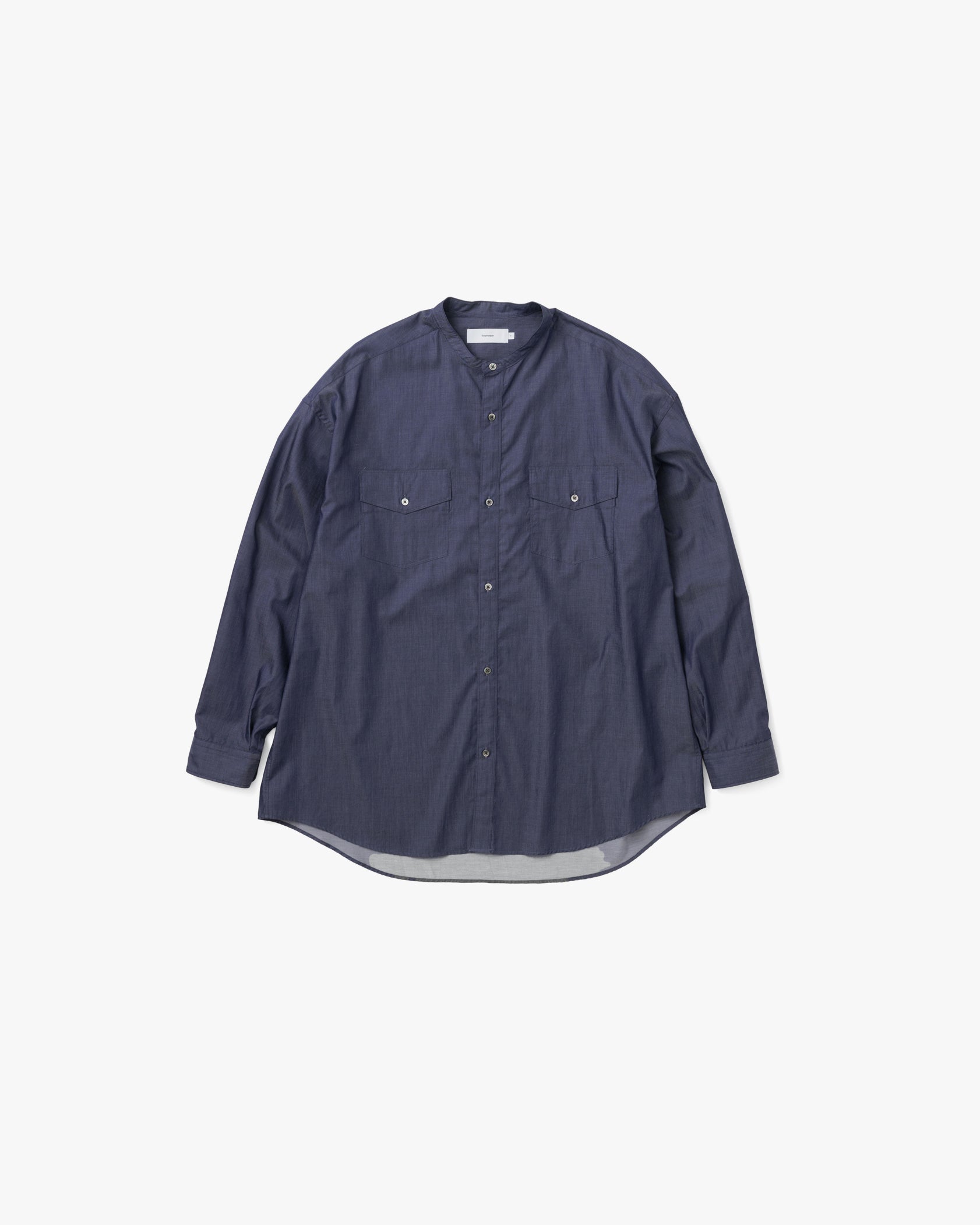 Supima Compact Band Collar Dungaree Shirt