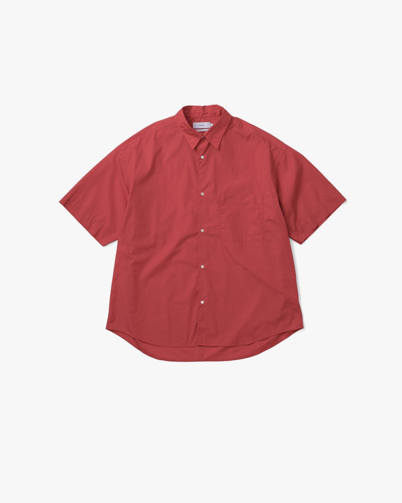 SALE- Broad S/S Oversized Regular Collar Shirt – Graphpaper