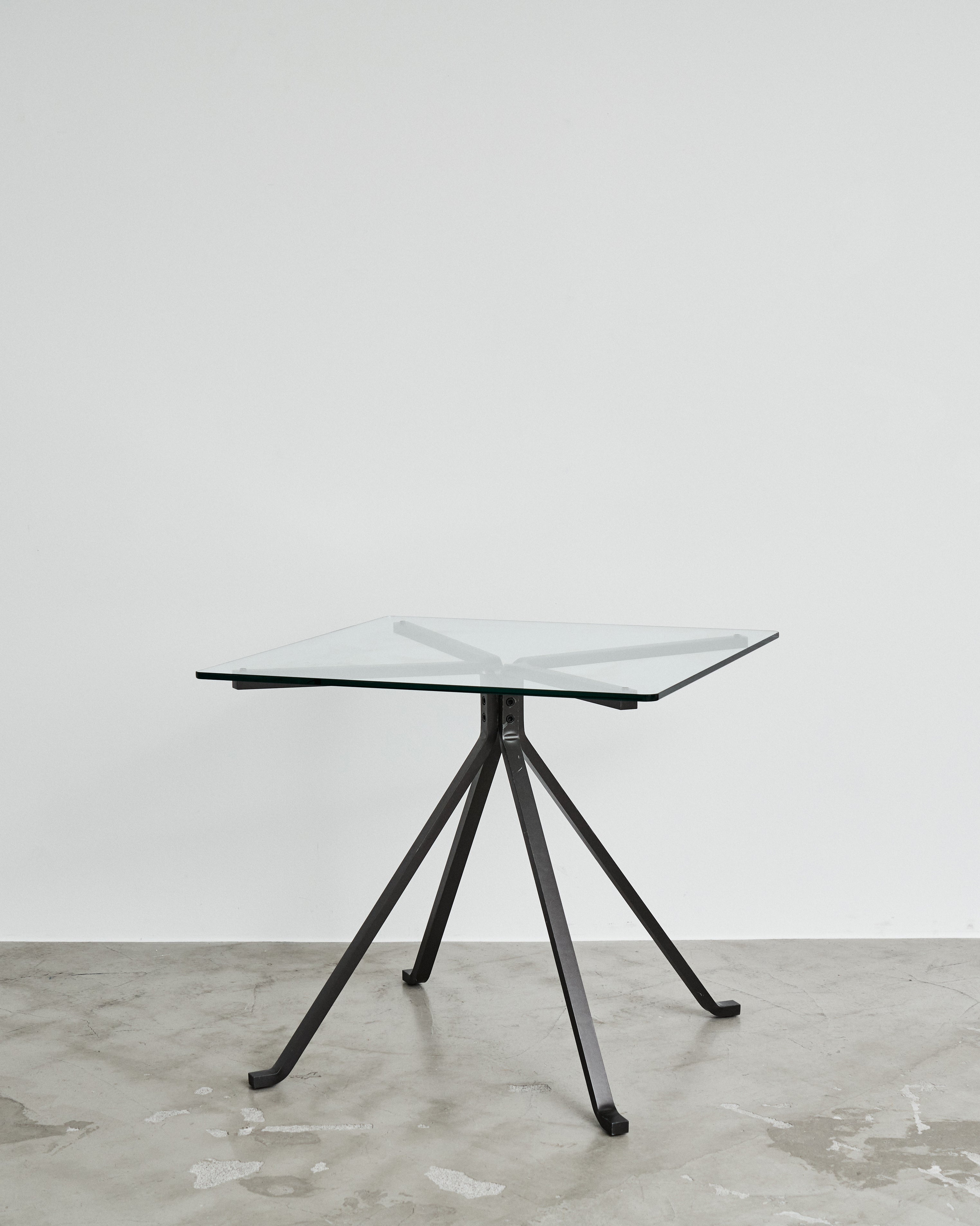 CUGINO Glass Square Table by Enzo Mari for Driade – Graphpaper